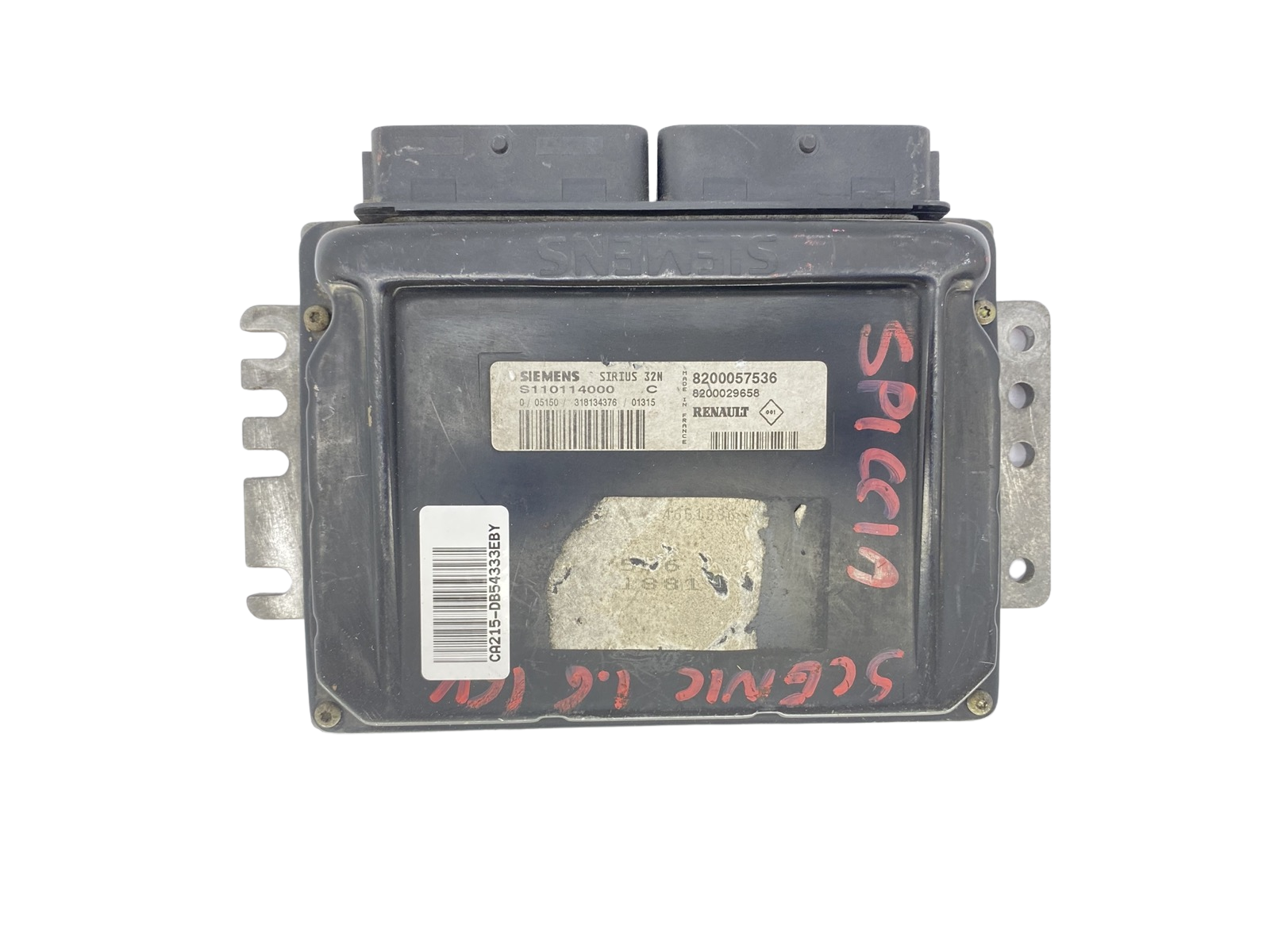 Juhtplokk S110114000C 8200057536 8200029658 Renault Siemens 54333 main product photo