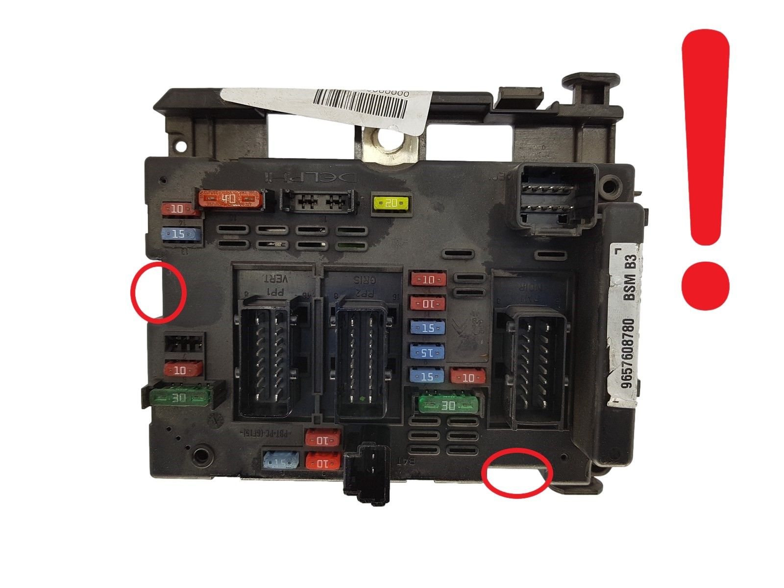 Juhtplokk BSM B3 9657608780 PSA Delphi 1218 main product photo