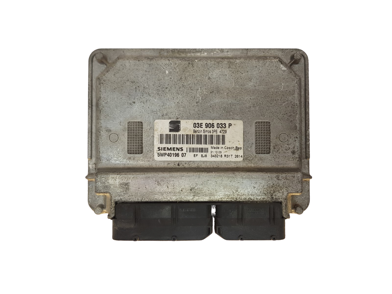 Juhtplokk 03E906033P 5WP40196 07 Seat Siemens 30725 main product photo