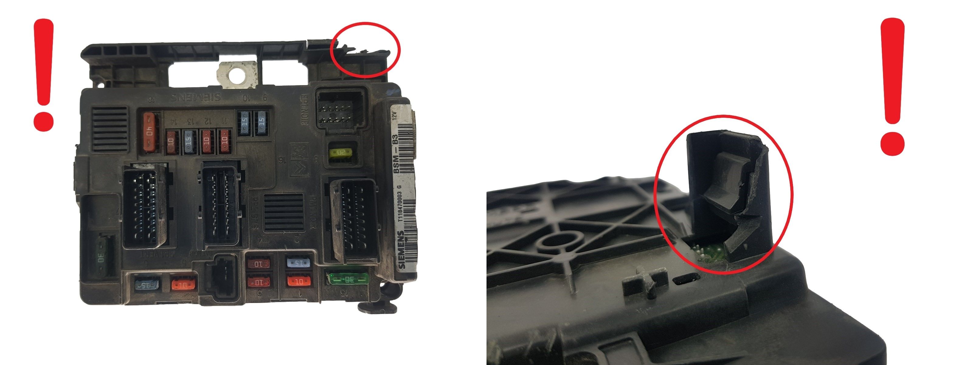 Juhtplokk BSM-B3 9643498880 T118470003G PSA Siemens 1874 main product photo