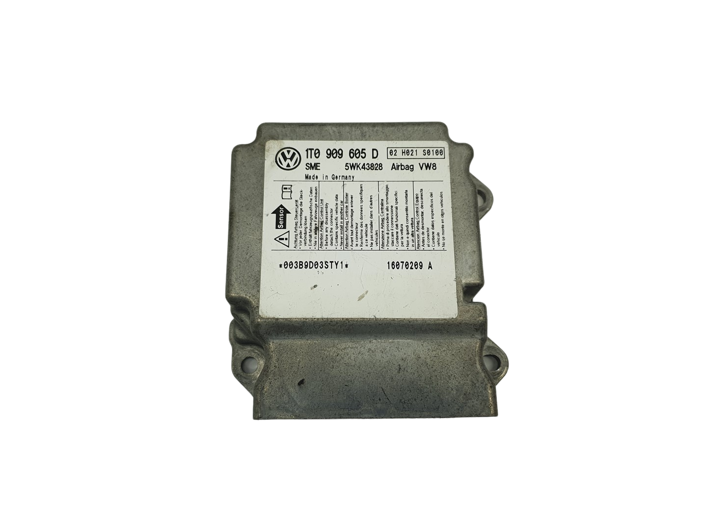 Juhtploki moodul 1T0909605D 5WK43828 VW Siemens main product photo