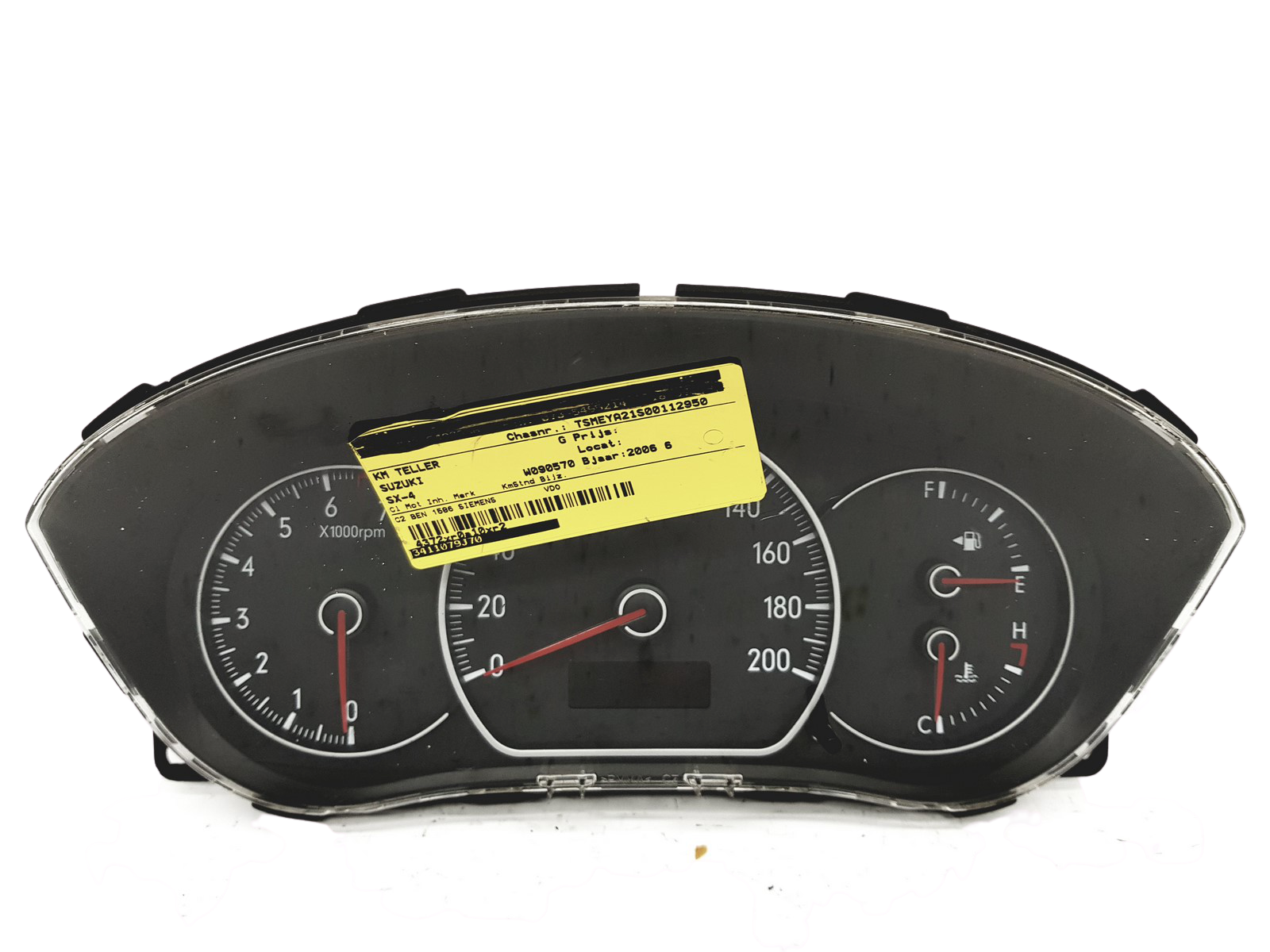 Spidomeeter Suzuki SX4 34110-79J70 34110-79J2 30750 main product photo