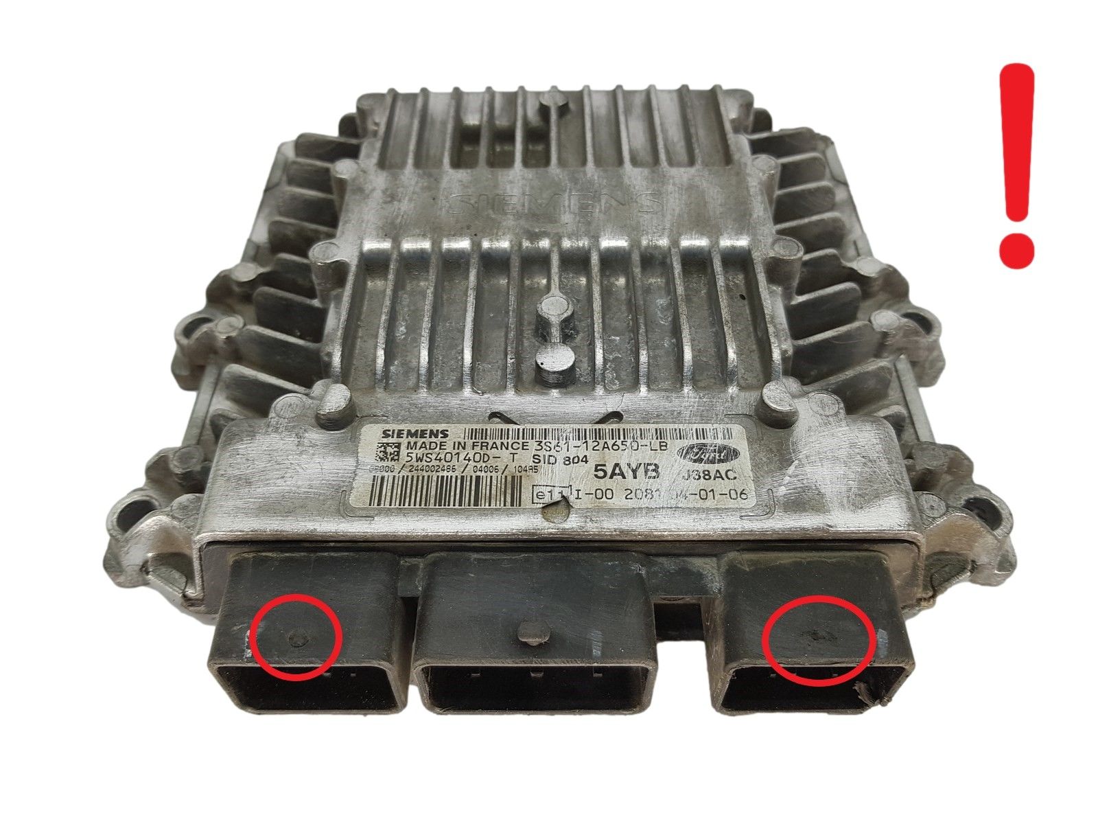 Juhtplokk 3S61-12A650-LB 5WS40140D-T SID 804 Ford Siemens 14605 main product photo