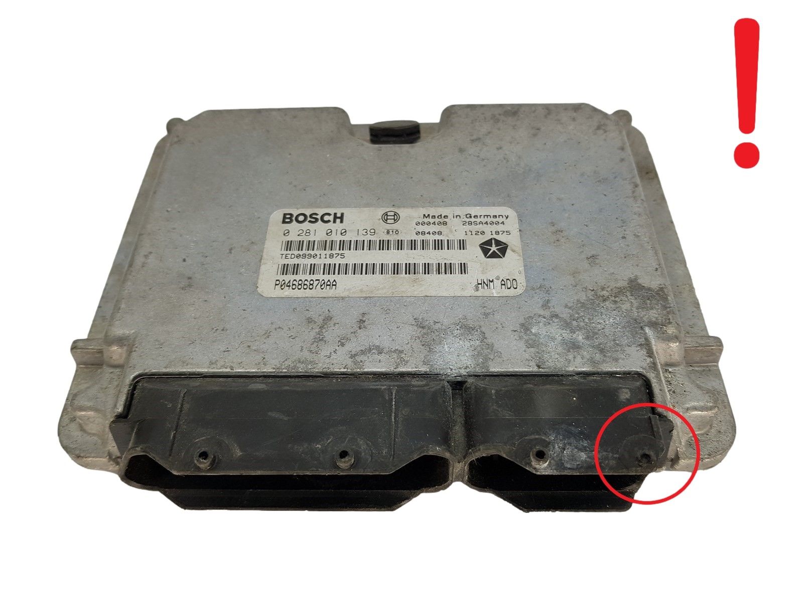 Juhtplokk P04686870AA 0281010139 Chrysler Bosch 15301 main product photo