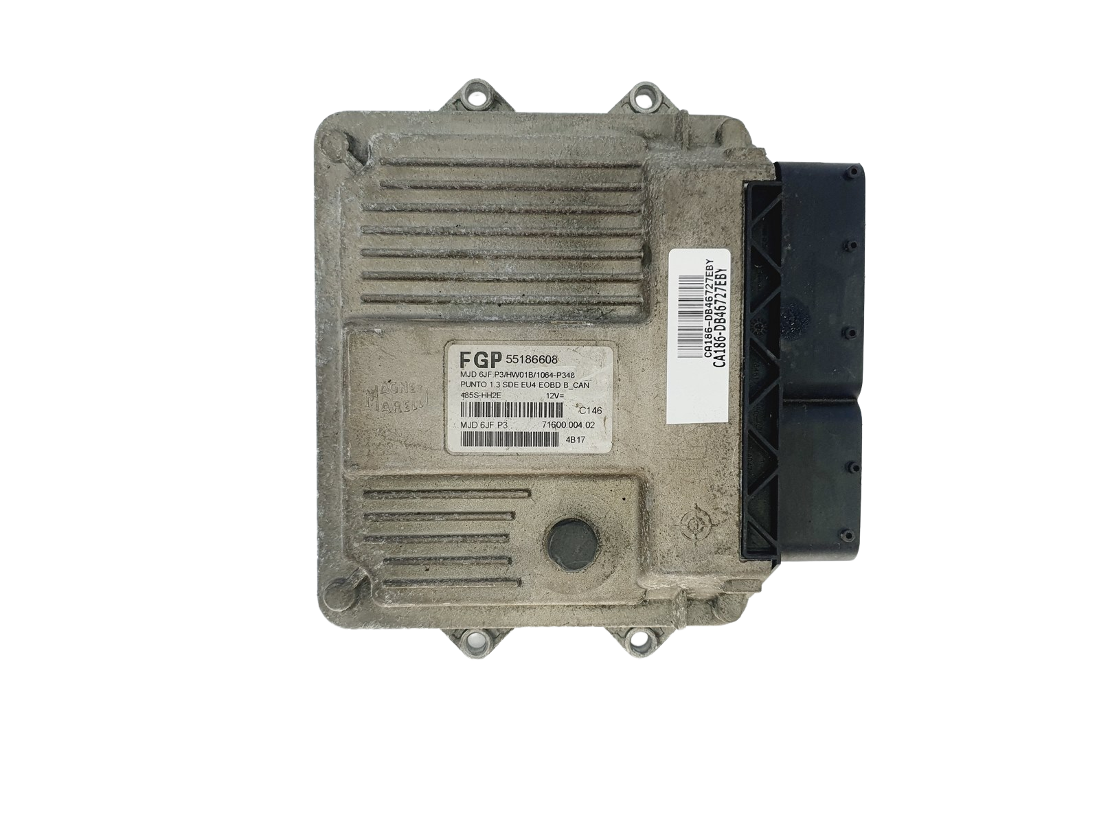 Juhtplokk Fiat 55186608 MJD6JF.P3 71600.004.02 Magneti Marelli 46727 main product photo