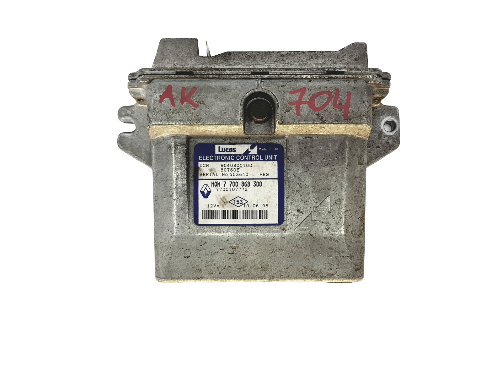 Juhtplokk 7700868300 7700107773 R04080010D Renault Lucas 22453 main product photo