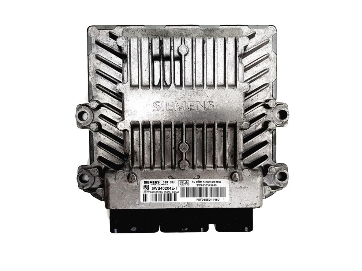 Juhtplokk 5WS40204E-T 9658345280 9655041480 PSA Siemens 9367 main product photo