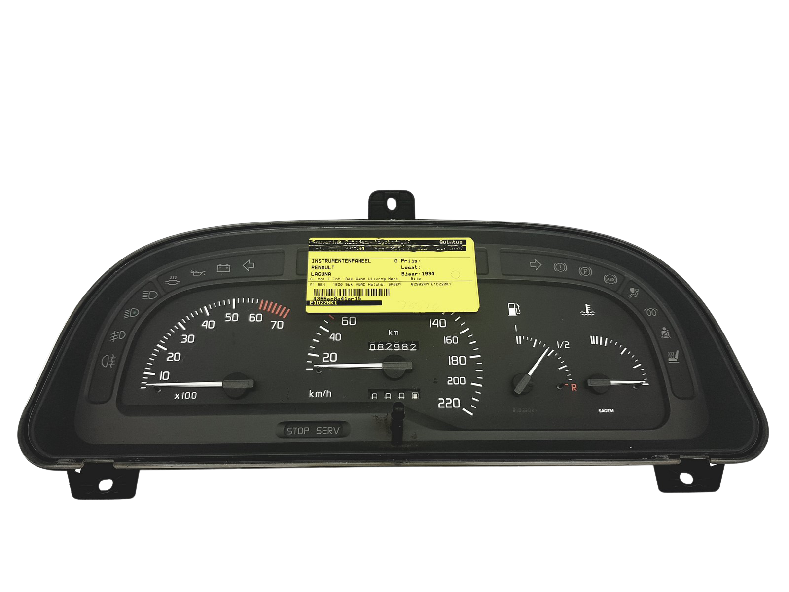 Tahhomeeter Renault Laguna 1 7700824301 L 48995 main product photo