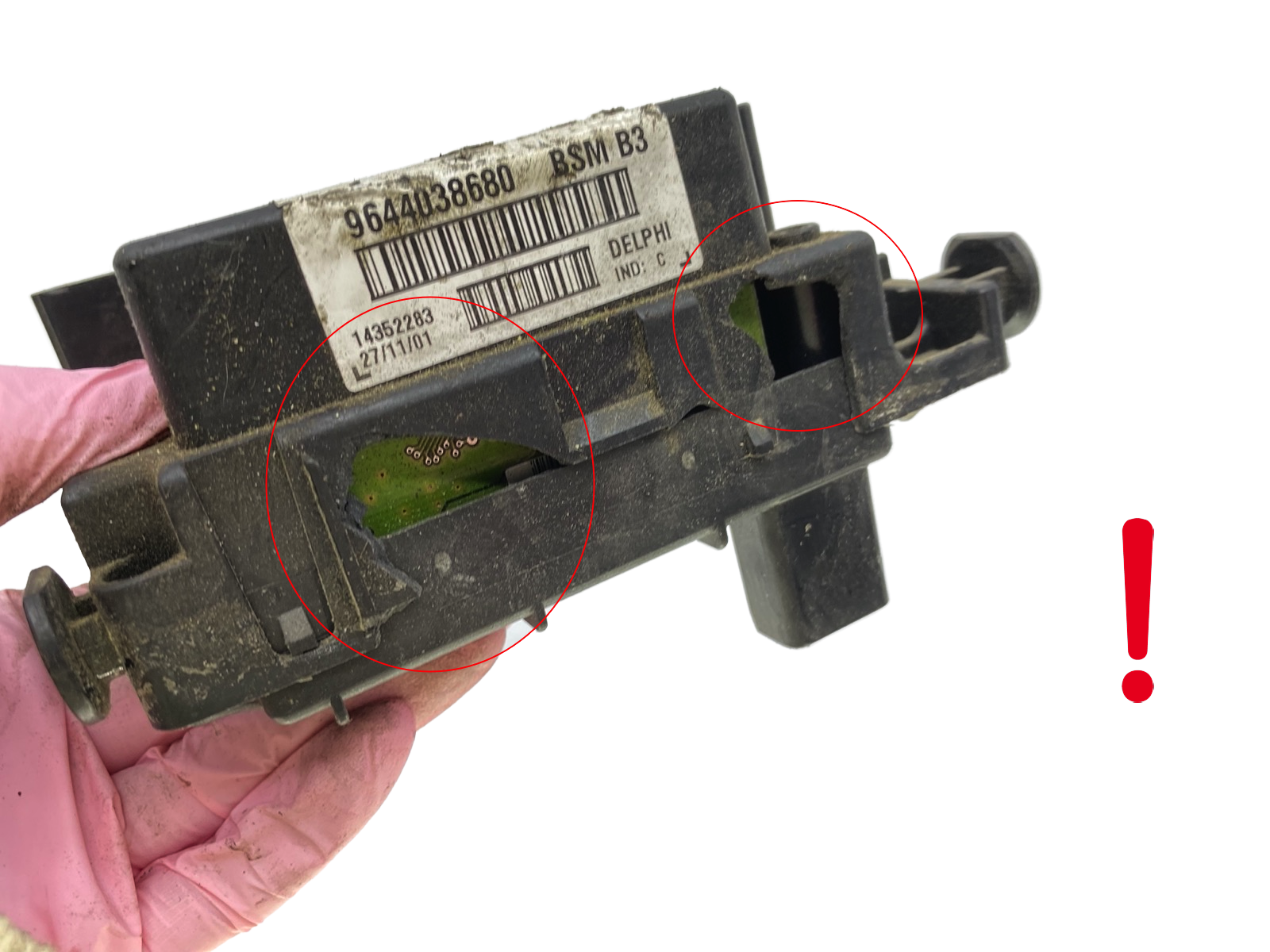 Juhtplokk BSM B3 PSA 9644038680 Delphi 58963 main product photo