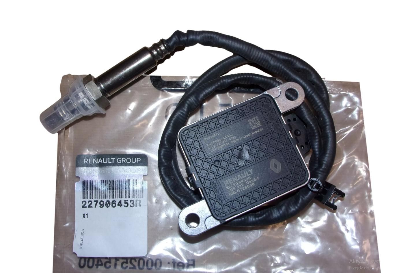 NOX andur Originaal 227906453R Renault Opel Nissan main product photo