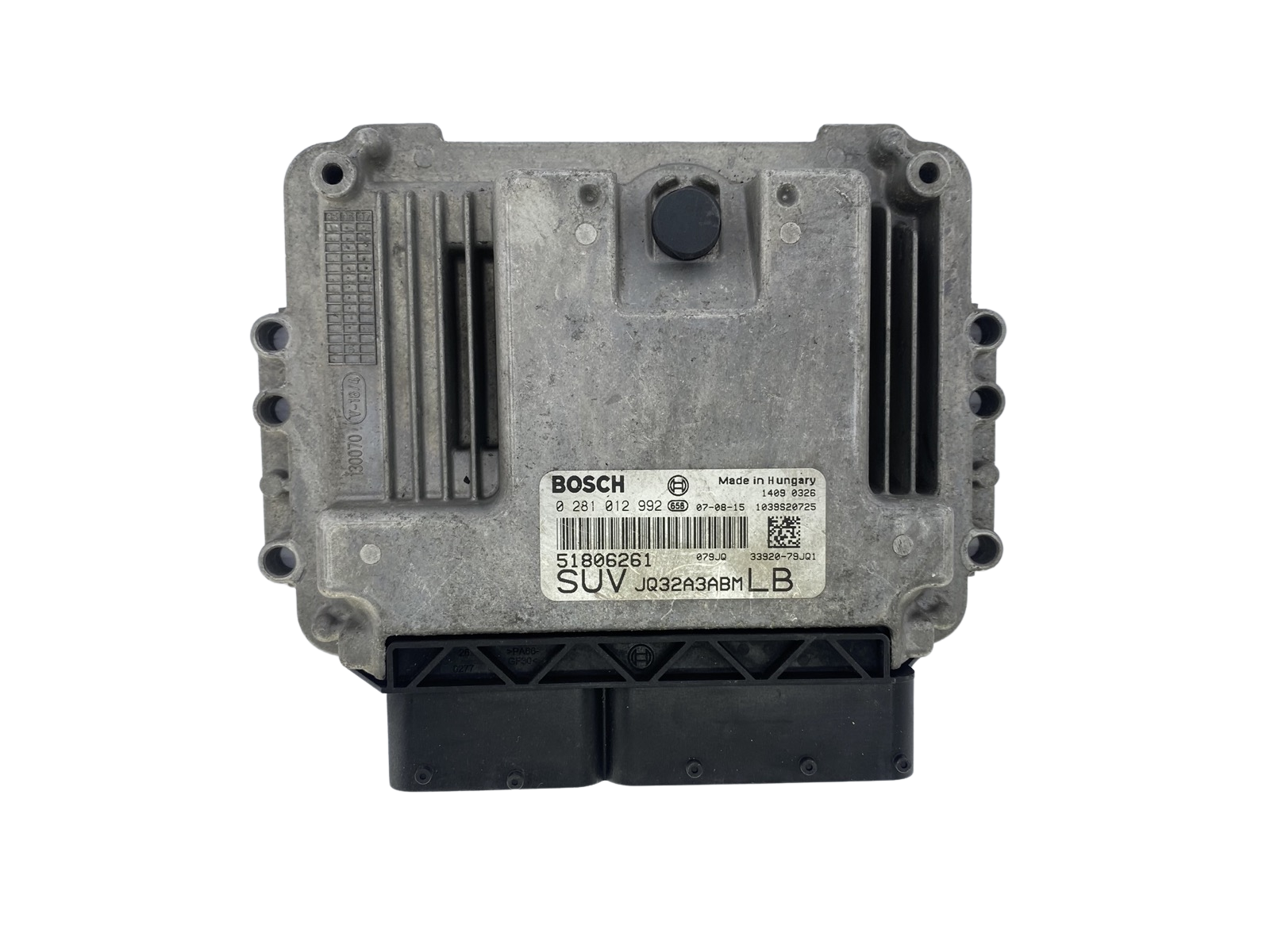 Juhtplokk 0281012992 51806261 JQ32A3ABM Fiat Bosch 48390 main product photo
