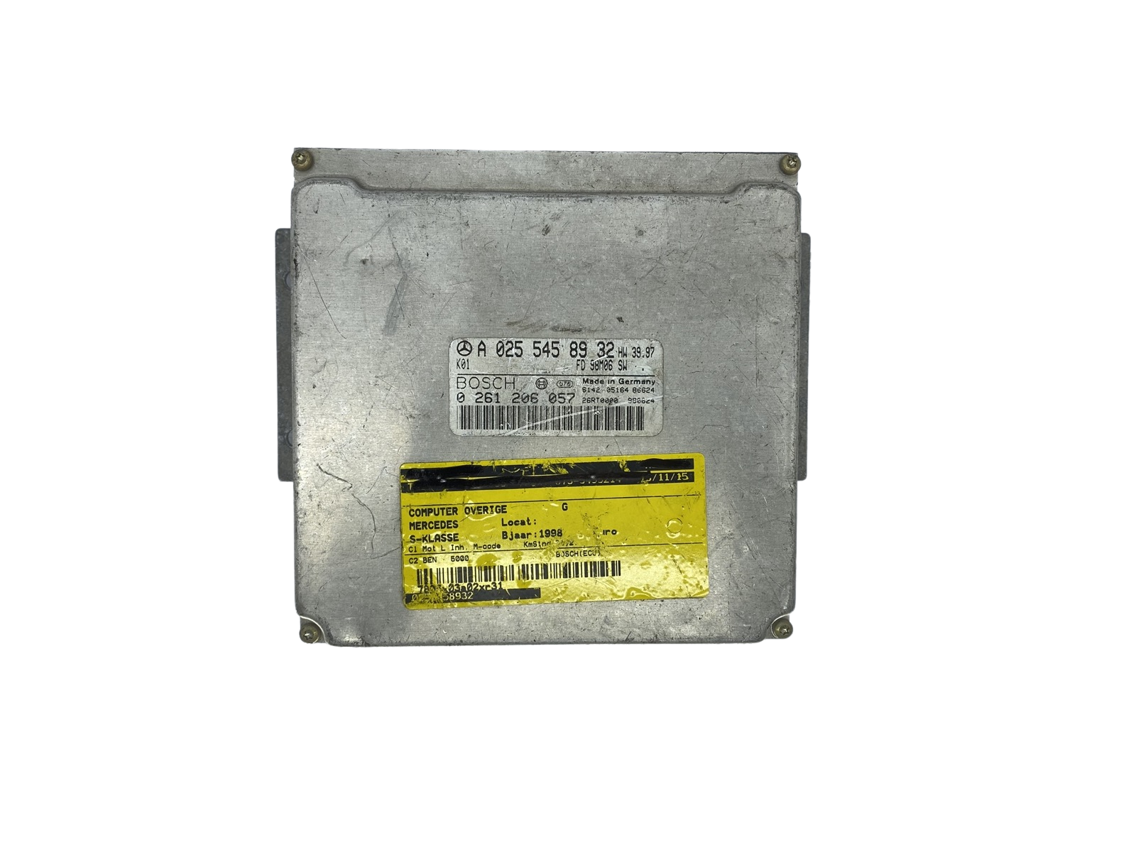Juhtplokk A0255458932 0261206057 Mercedes Bosch main product photo