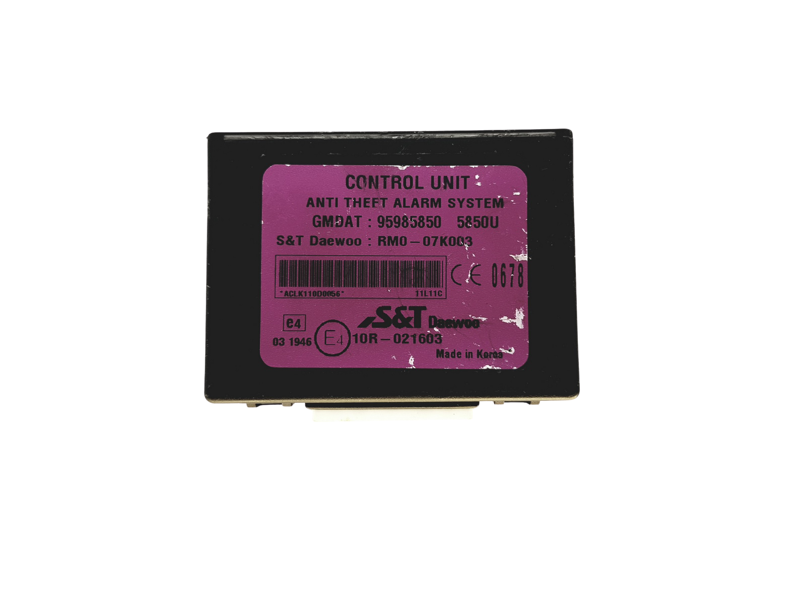 Juhtploki moodul 95985850 RM0-07K003 Chevrolet Daewoo 29135 main product photo