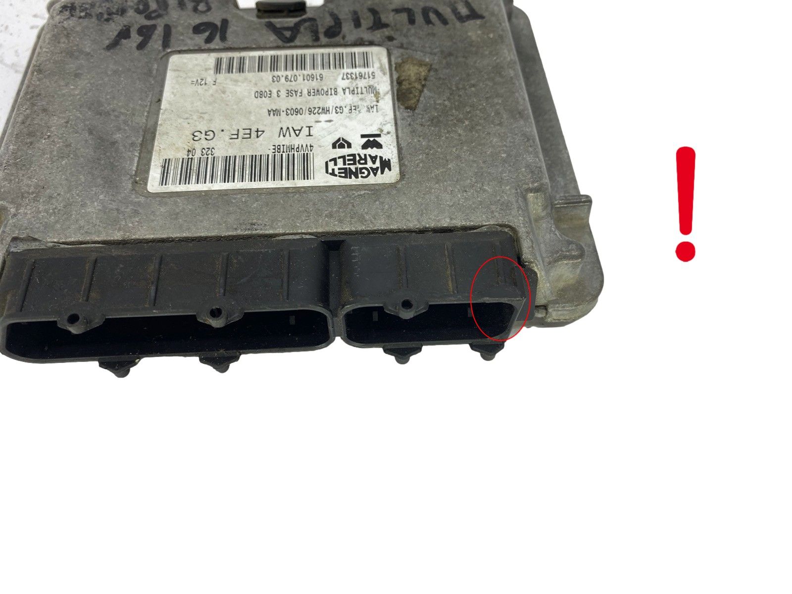 Juhtplokk IAW4EF.G3 51761337 61601.079.03 Fiat Magneti Marelli 57468 main product photo