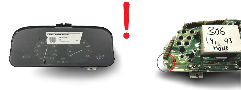 Tahhomeeter Peugeot 306 9610192480 09033509902 54763 main product photo
