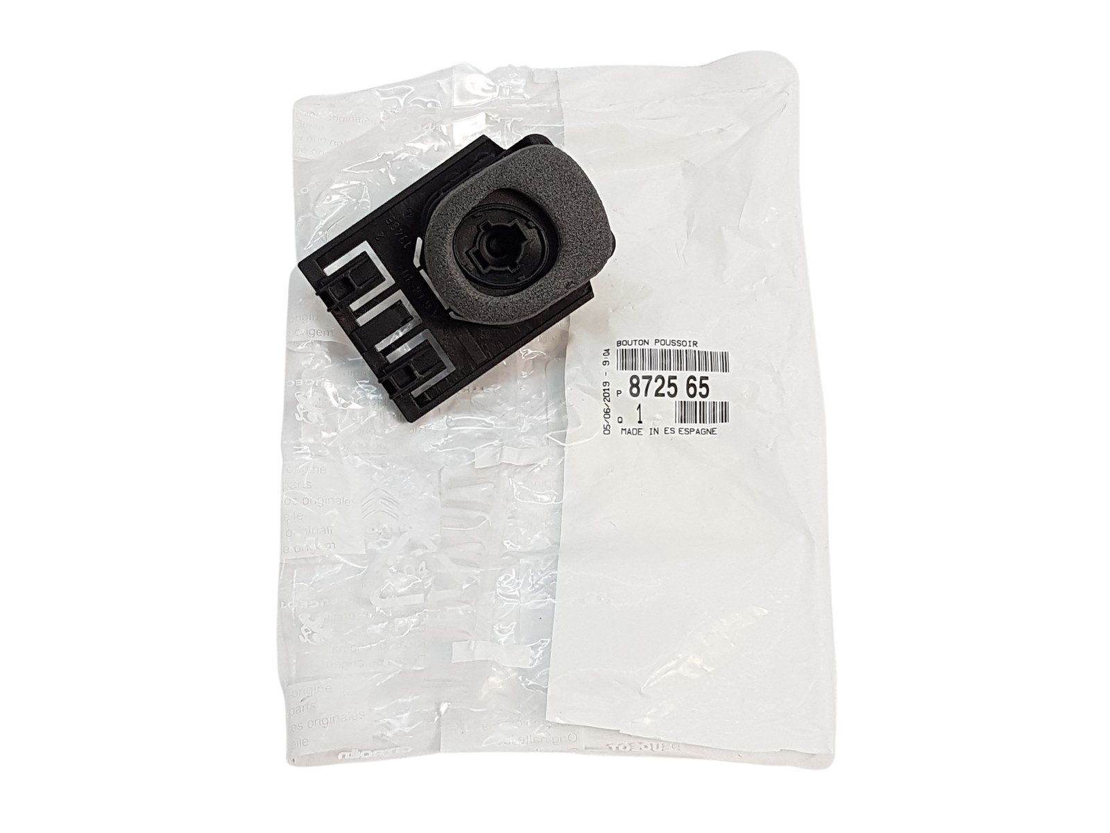 Pagasiluugi käepideme lüliti Peugeot 407 607 872565 8725.65 Uus Originaal main product photo