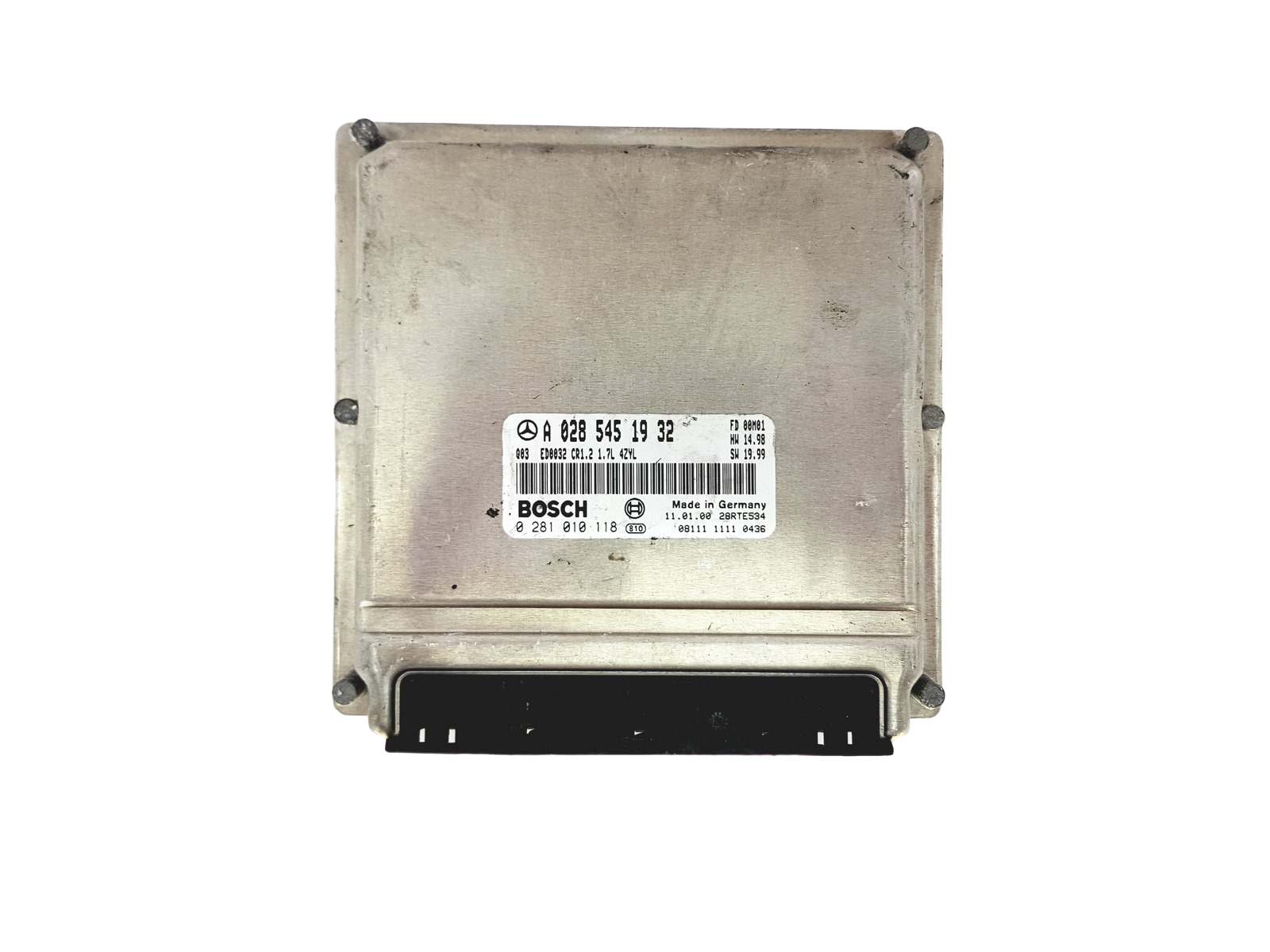 Juhtplokk A0285451932 0281010118 Mercedes Bosch 25360 main product photo