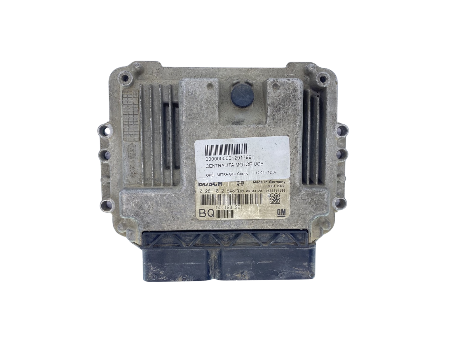 Juhtplokk Opel 55198921BQ 0281012548 Bosch GM 62492 main product photo