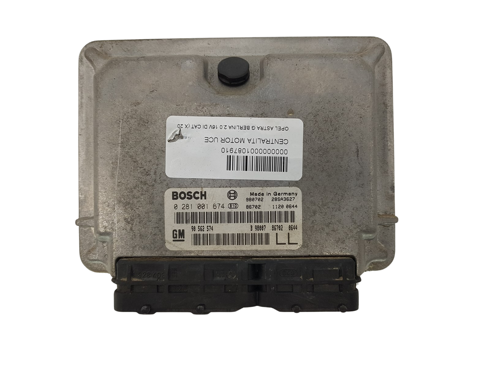 Juhtplokk 90562574 0281001674 Opel Bosch GM 2910 main product photo