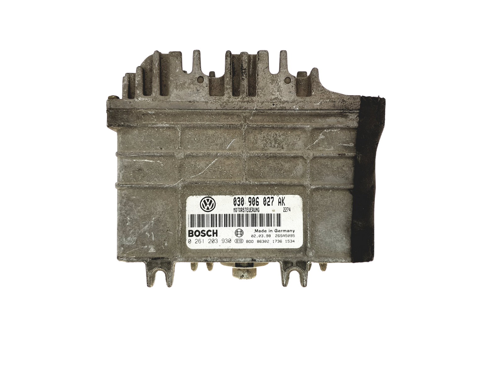 Juhtplokk VW Seat 030906027AK 0261203930 Bosch 24977 main product photo