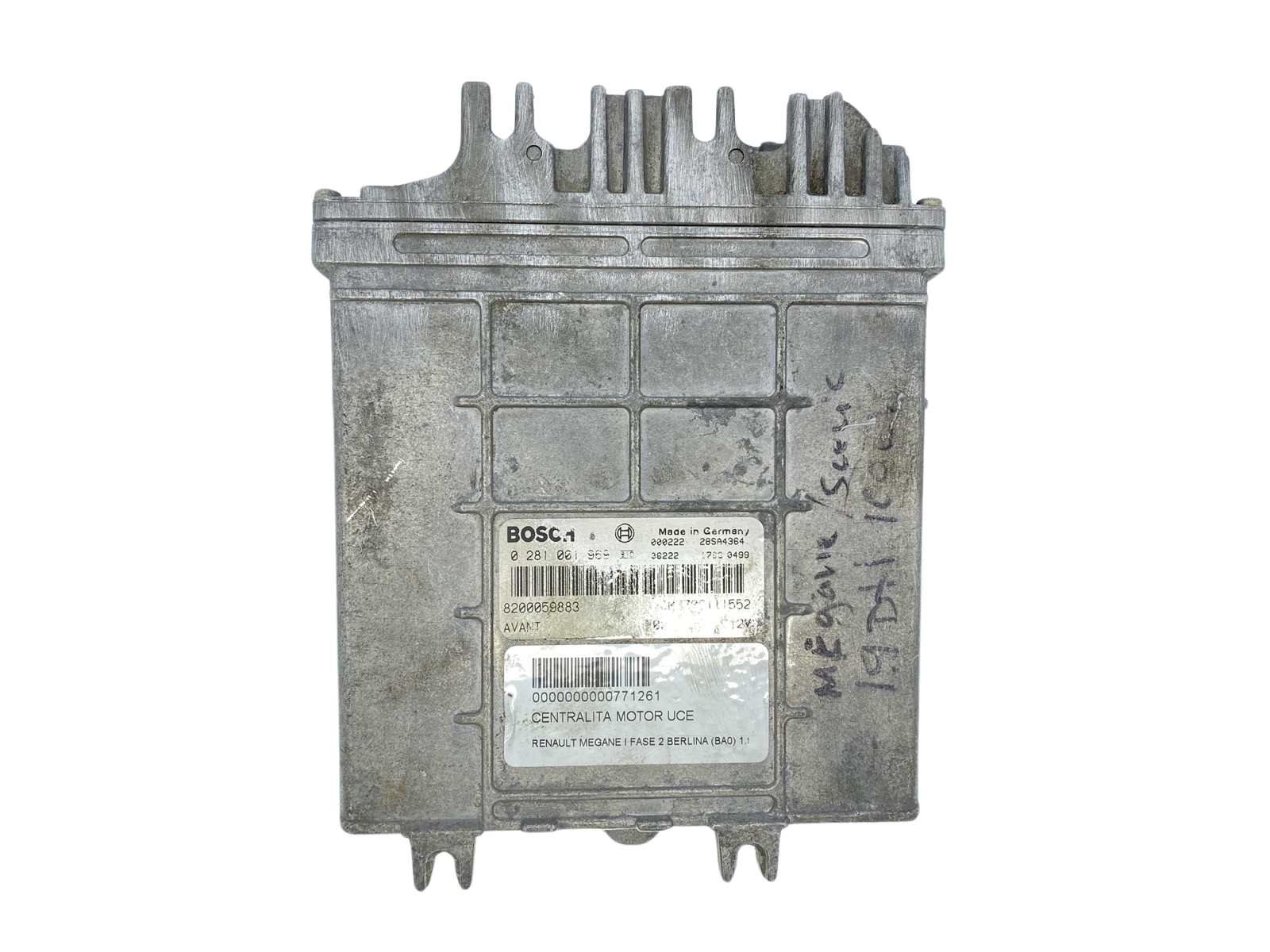 Juhtplokk 0281001969 8200059883 7700111552 Renault Bosch 63853 main product photo