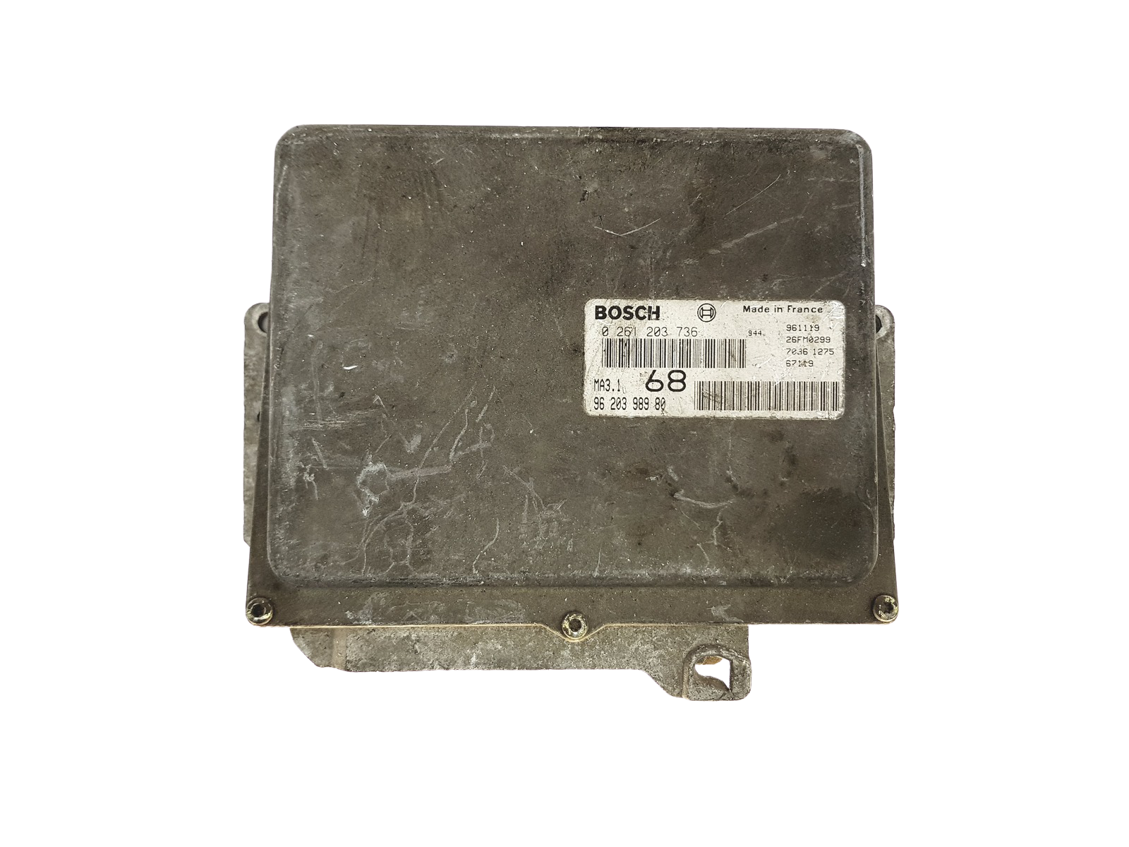 Juhtplokk 0261203736 9620398980 MA3.1 26FM0299 PSA Bosch 24901 main product photo