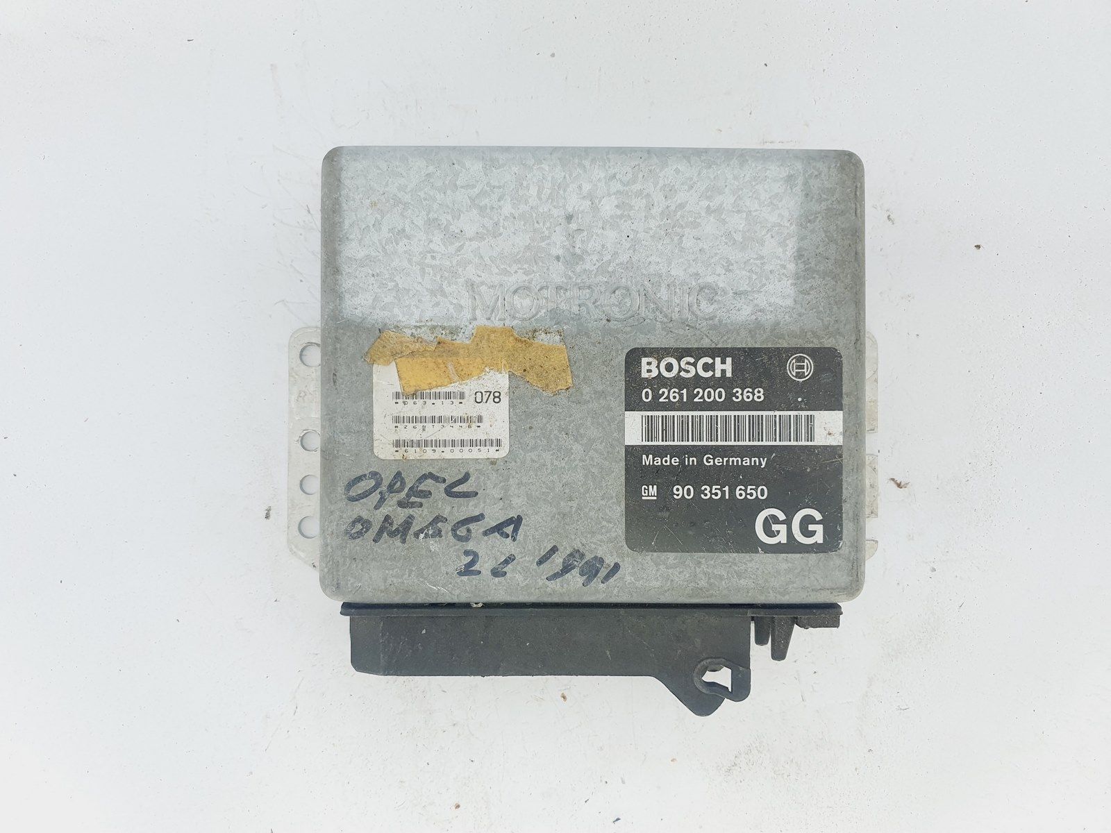 ECU Mootori Juhtplokk 90351650GG 0261200368 Opel 40986 main product photo