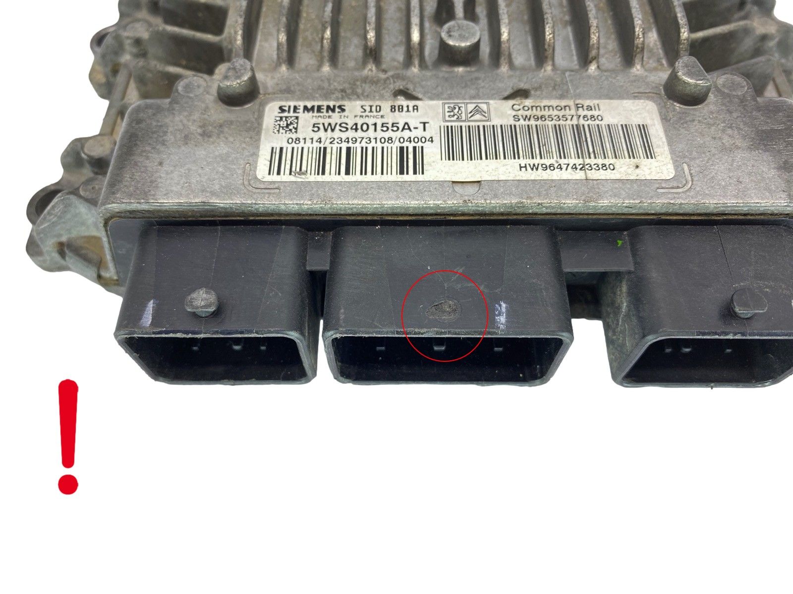 Juhtplokk 9653577680 9647423380 5WS40155A-T SID801A PSA Siemens 63940 main product photo