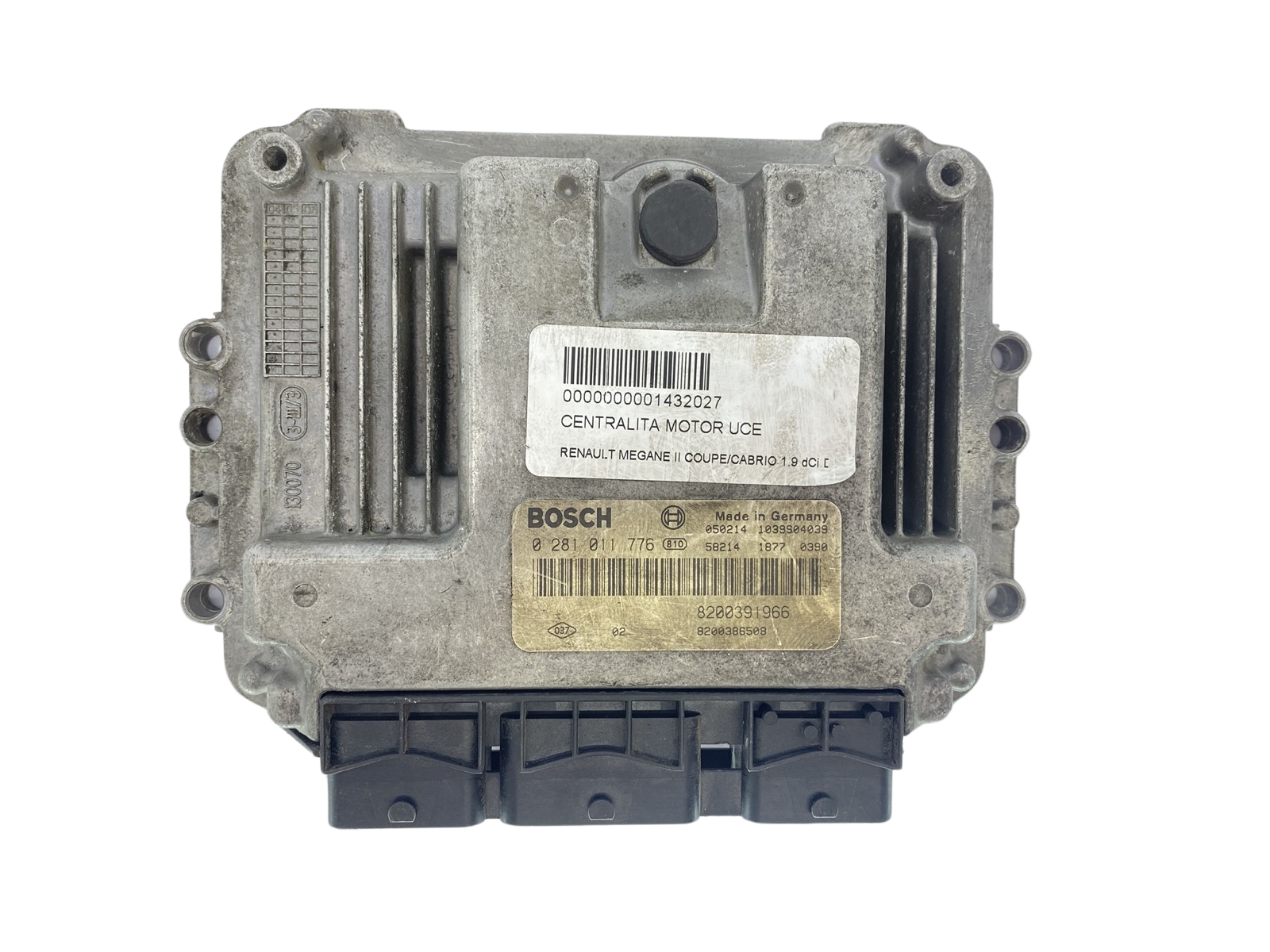 Juhtplokk 0281011776 8200391966 8200386508 Renault Bosch 63757 main product photo