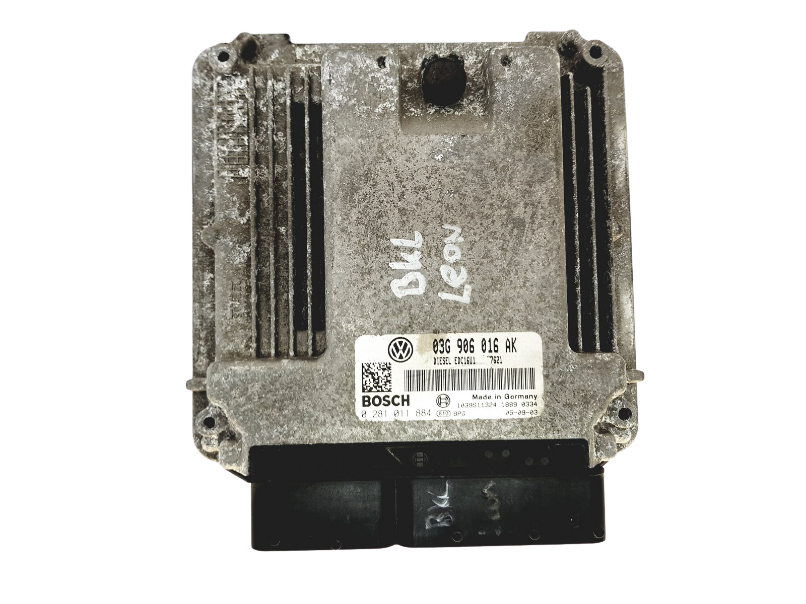 Juhtplokk 03G906016AK 0281011884 VW Seat Skoda Audi Bosch 30090 main product photo