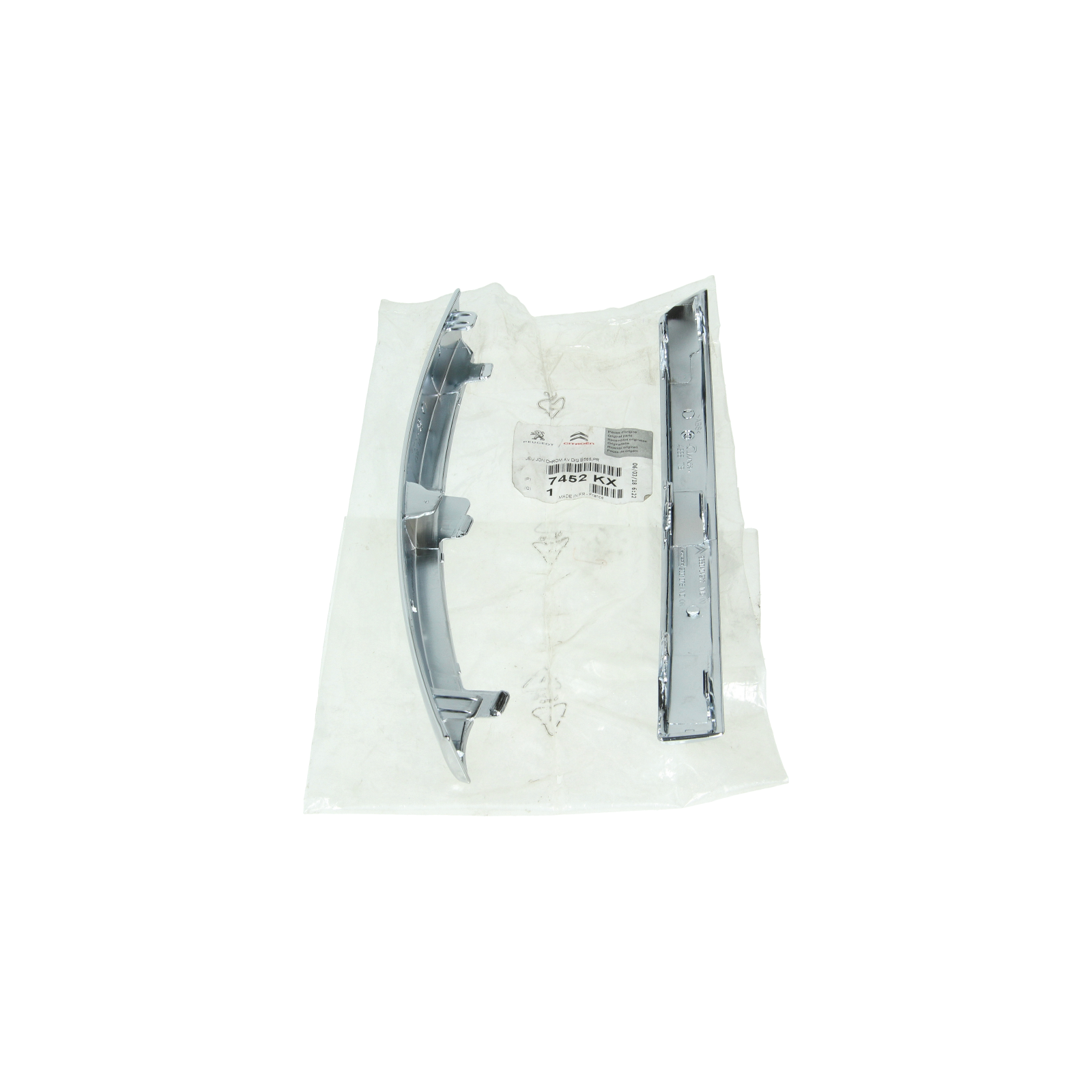 Põrkeraua Liist Komplekt Uus Originaal 7452KX 7452.KX Citroen main product photo