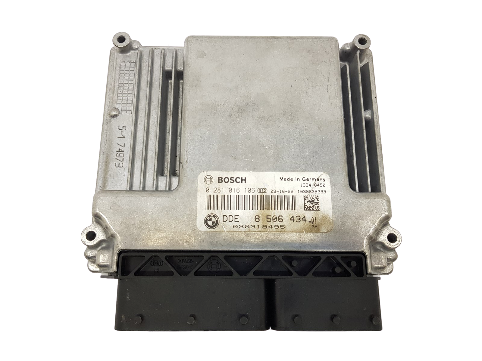 ECU Mootori Juhtplokk DDE 8506434 0281016106 BMW Bosch main product photo