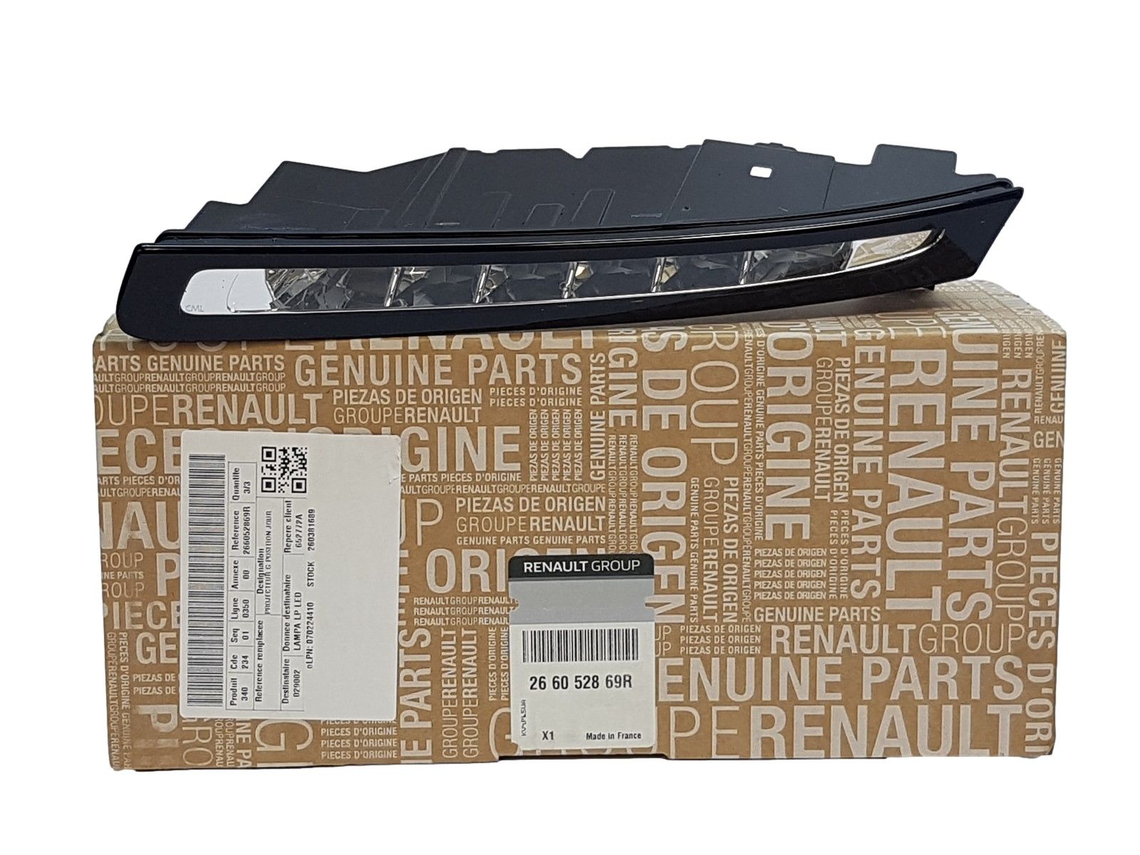 Päevasõidutuled Renault 266052869R Originaal main product photo