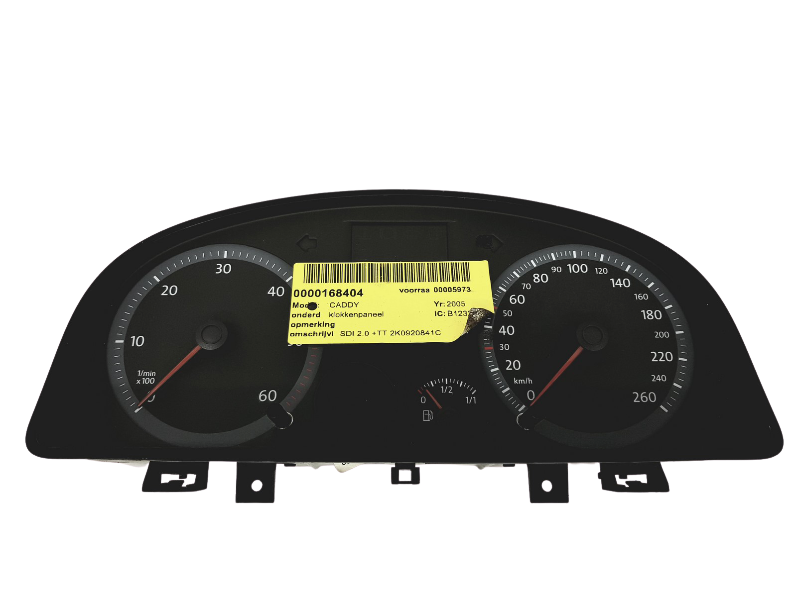 Tahhomeeter VW Caddy 2K0920841C 110080237019 31102 main product photo