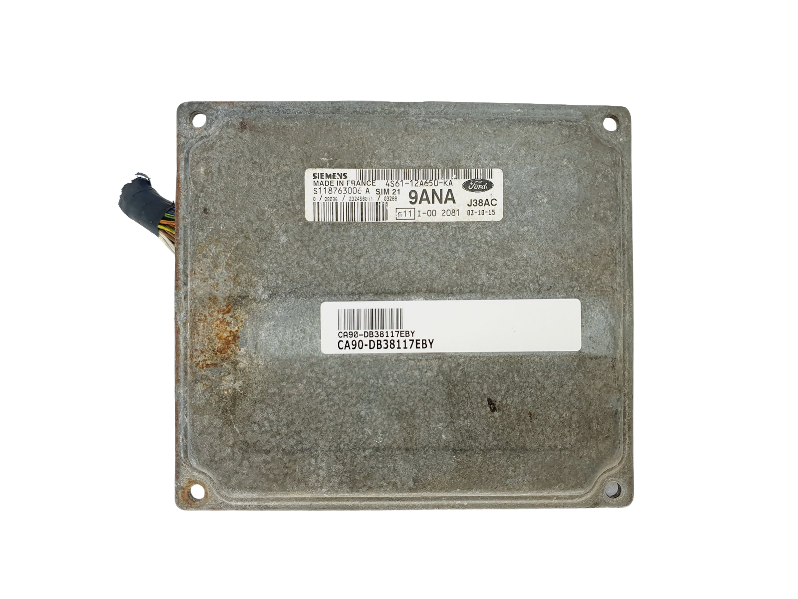 Juhtplokk S118763006A 4S61-12A650-KA SIM21 Ford Siemens 38117 main product photo