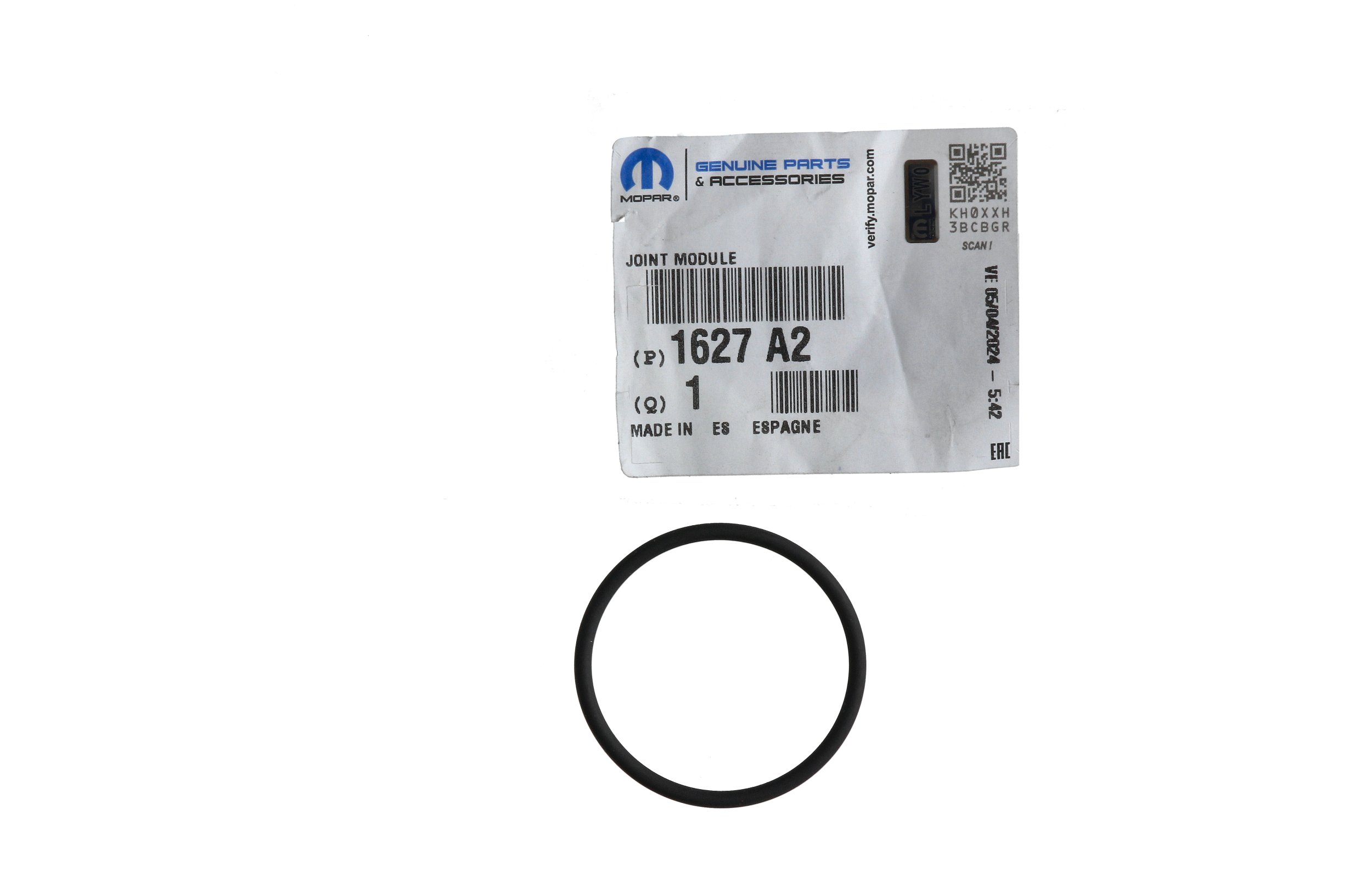 Tihend, tihendusrõngas Originaal Citroen Peugeot C4 DS 2008 1.6 HDi 1627A2 main product photo