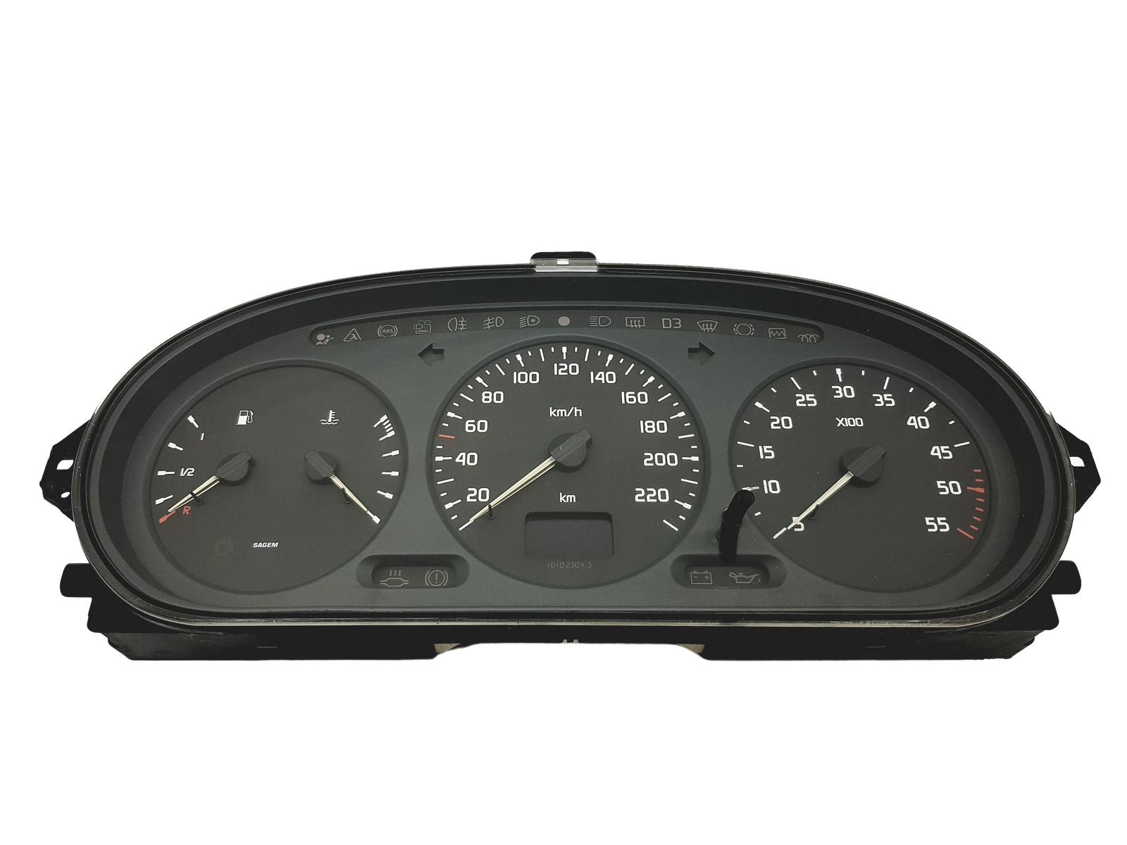 Tahhomeeter Megane Scenic 21578161-2 21612792-4 57225 main product photo