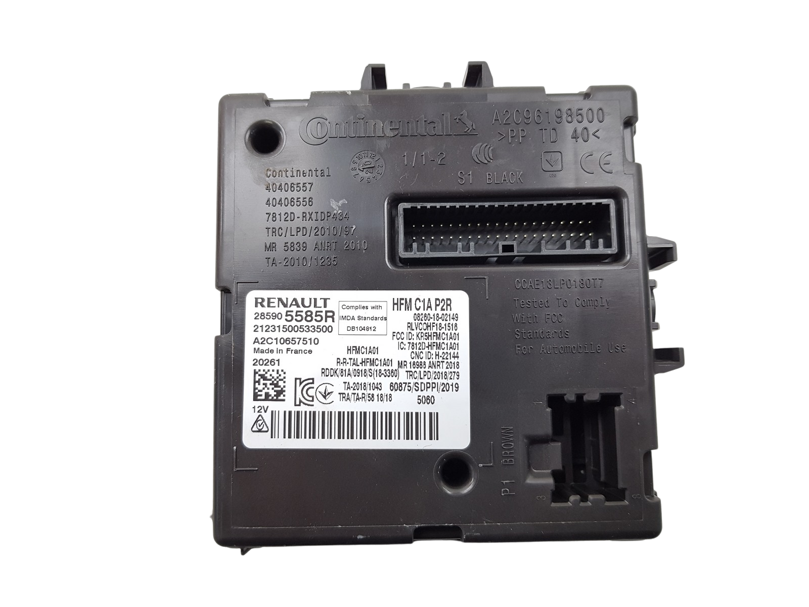 Juhtploki moodul Renault Clio 5 Zoe 285905585R A2C10657510 0km 20 main product photo