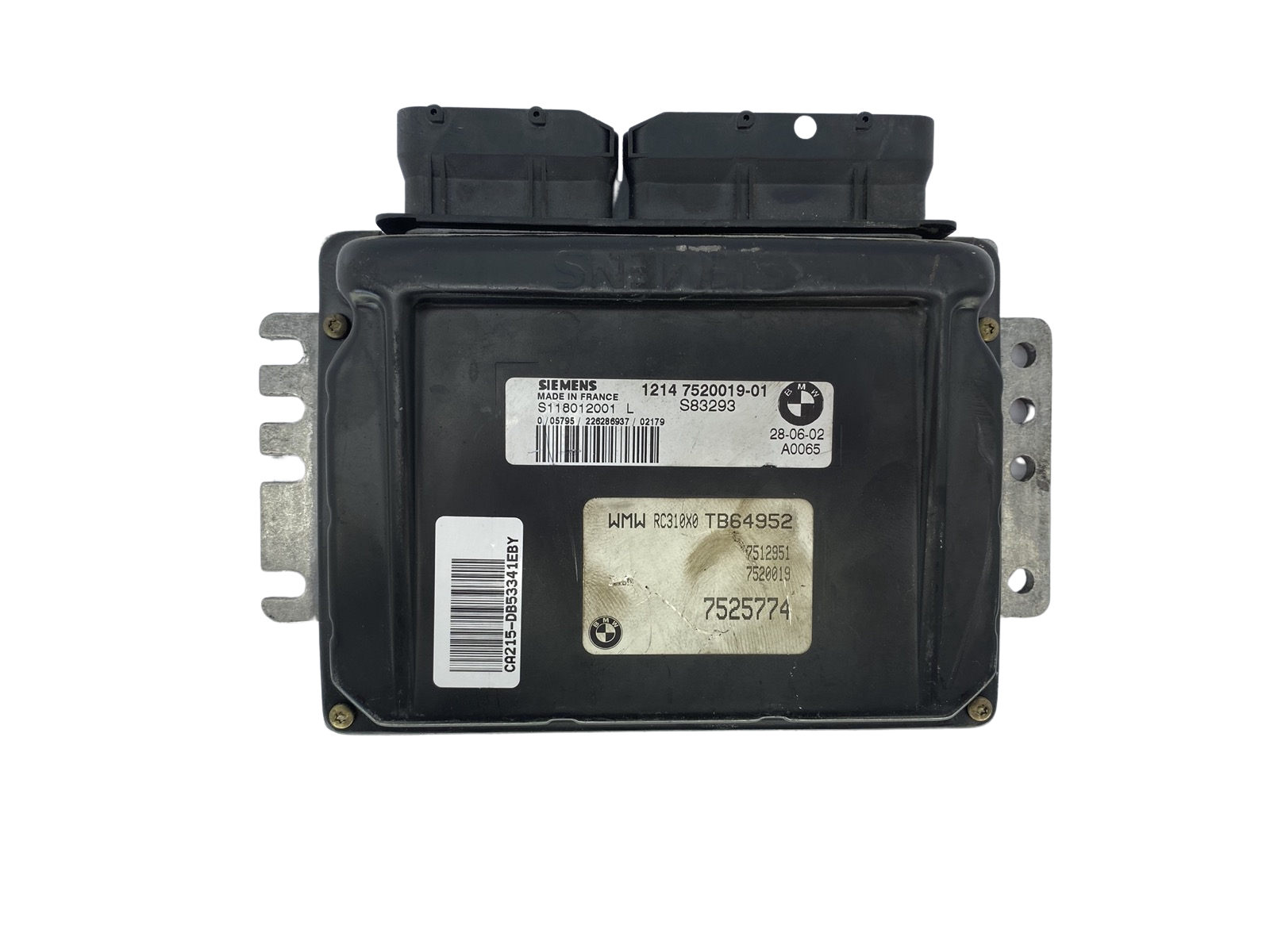 Juhtplokk 1214 7520019-01 S118012001L Mini BMW Siemens 53341 main product photo