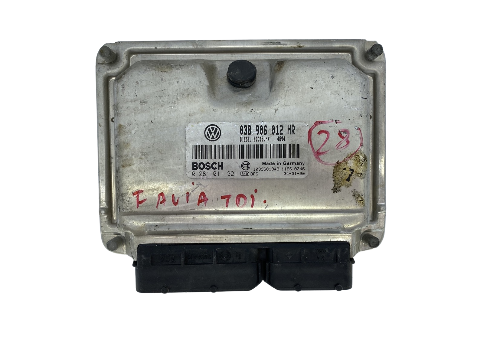 Juhtplokk 038906012HR 0281011321 VW Bosch 52472 main product photo