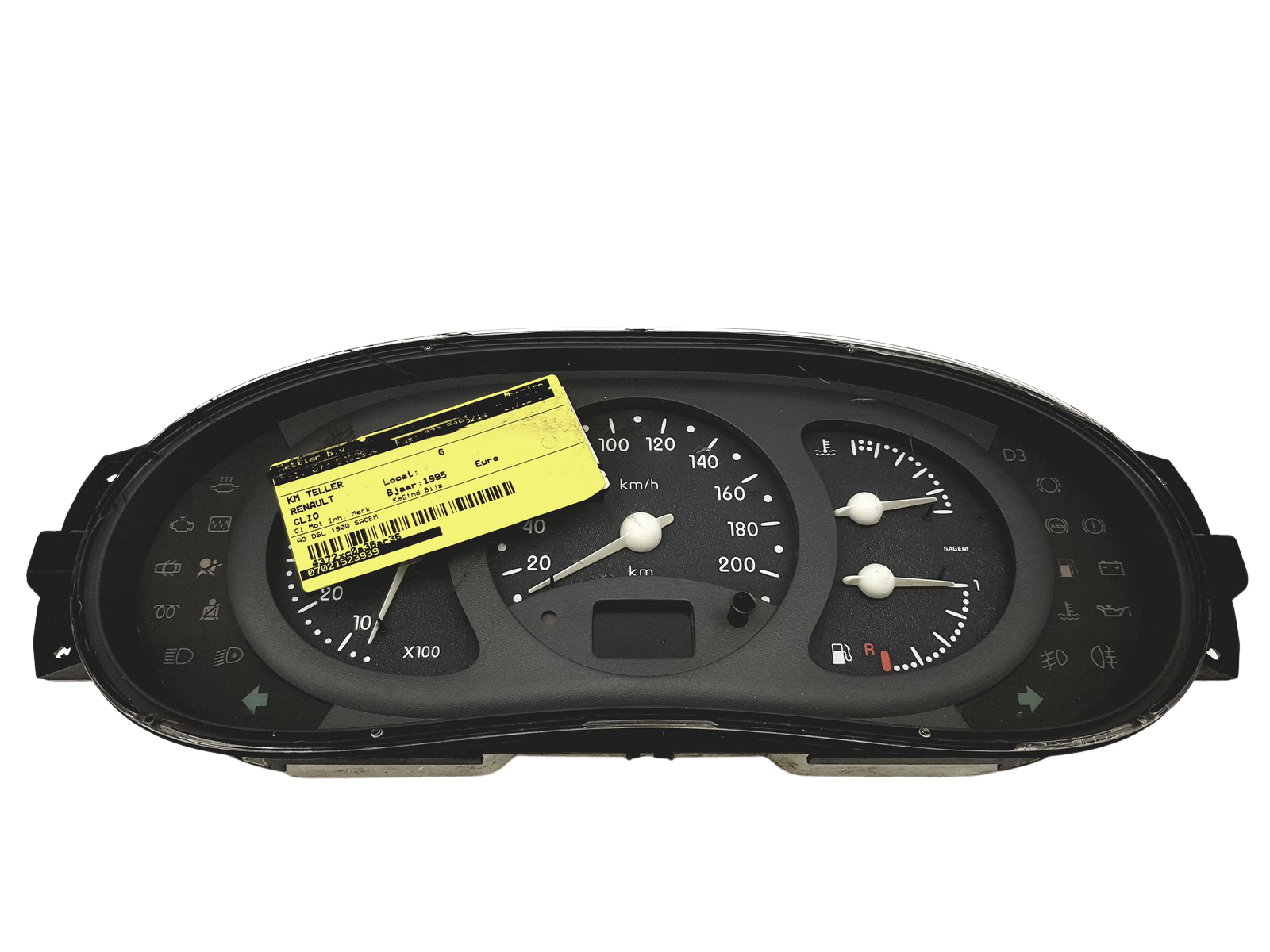 Spidomeeter Renault Clio 2 07021623939 30813 main product photo