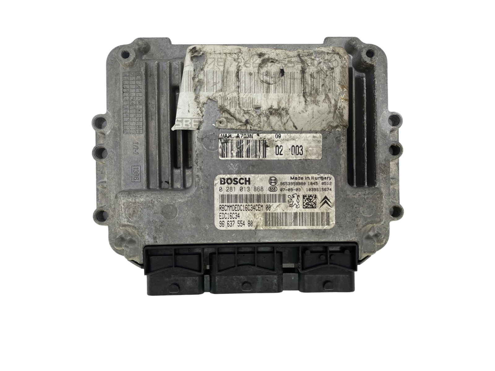 Juhtplokk 0281013868 9663755480 9653958980 PSA Bosch 53127 main product photo