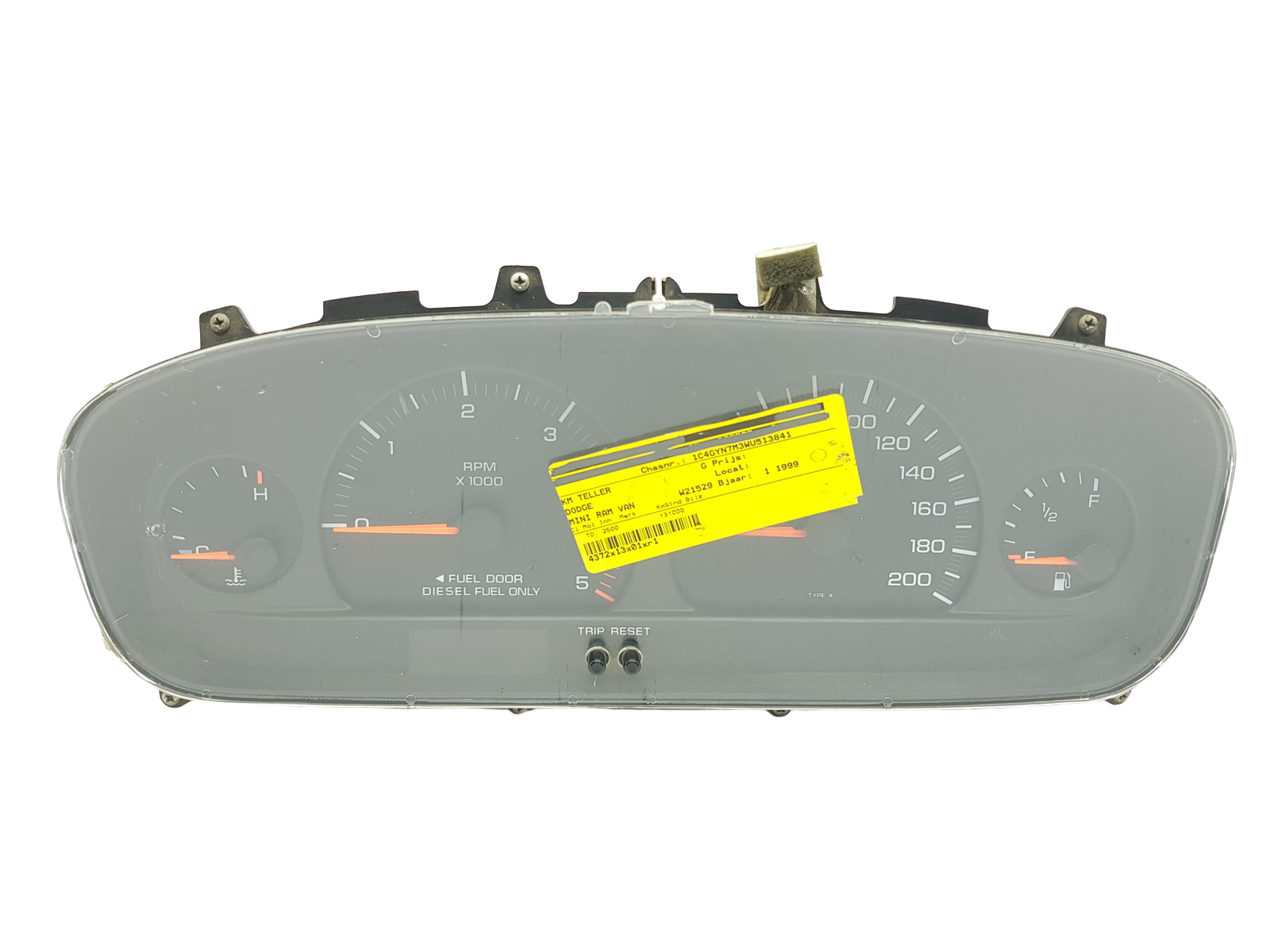 Tahhomeeter Chrysler Voyager P04685629 C 25722 main product photo