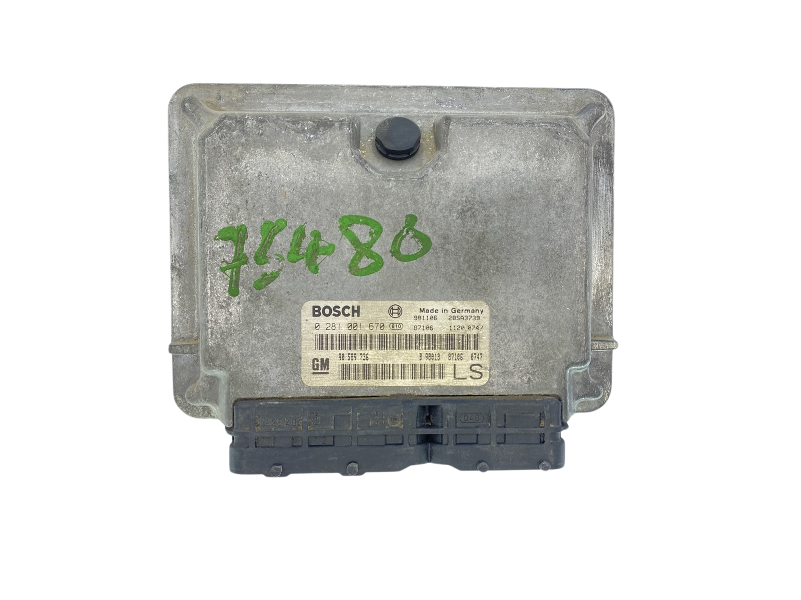 Juhtplokk 90589736 LS 0281001670 98013 Opel Bosch GM 63536 main product photo