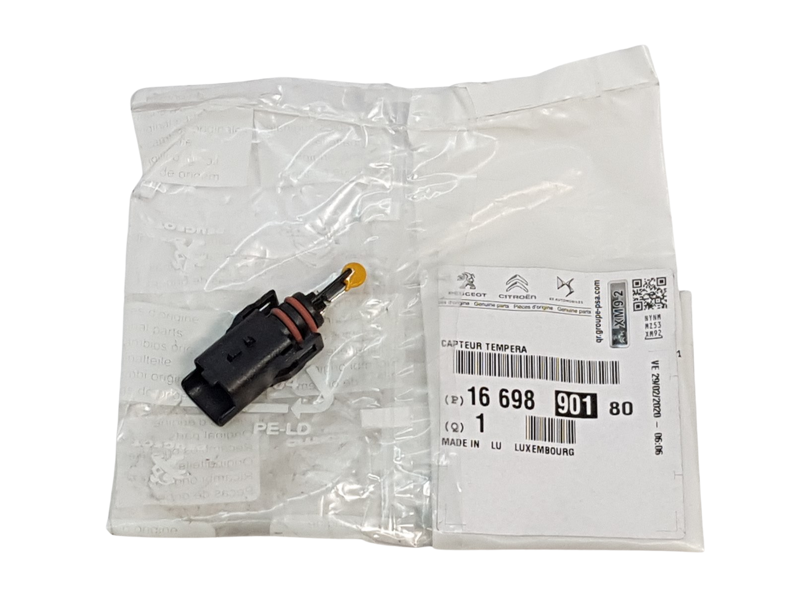 Kütusetemperatuuri Andur Citroen Peugeot 1.4 HDI 1669890180 Uus Originaal main product photo