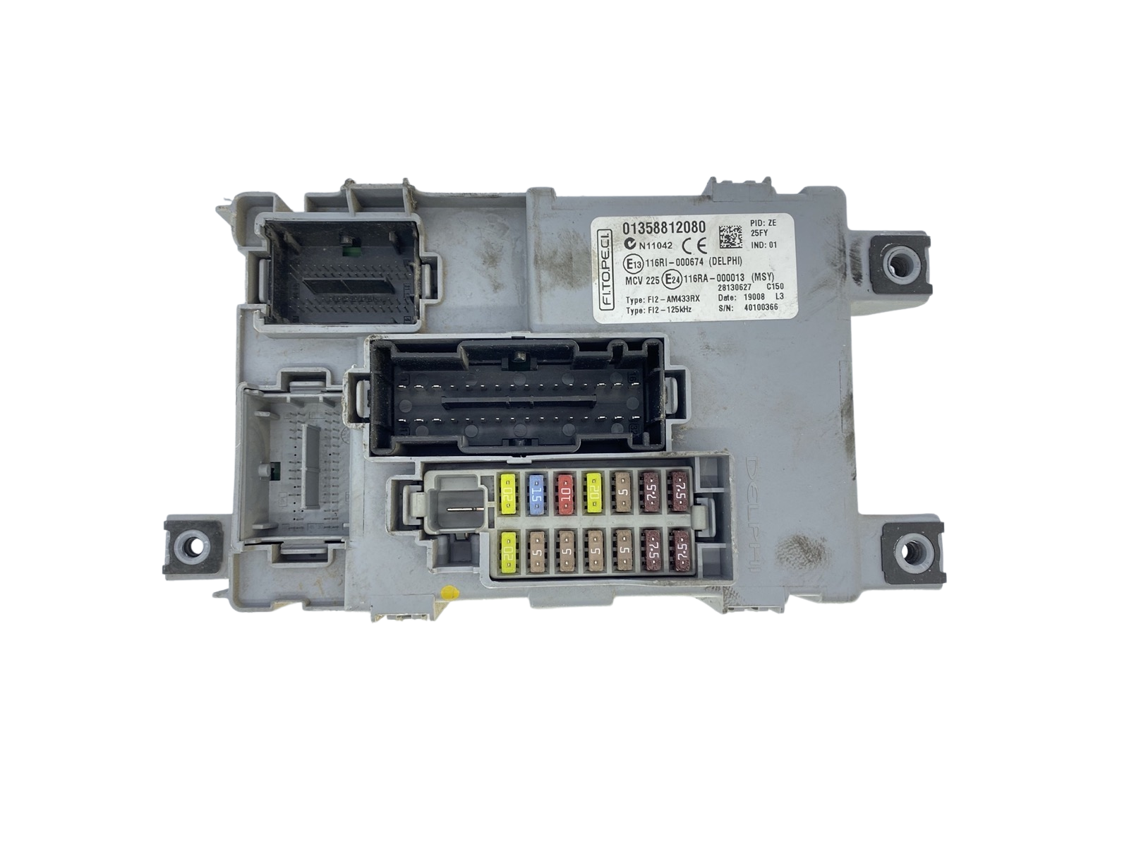 Juhtploki moodul BSI Fiat PSA 01358812080 28130627 Delphi 58118 main product photo