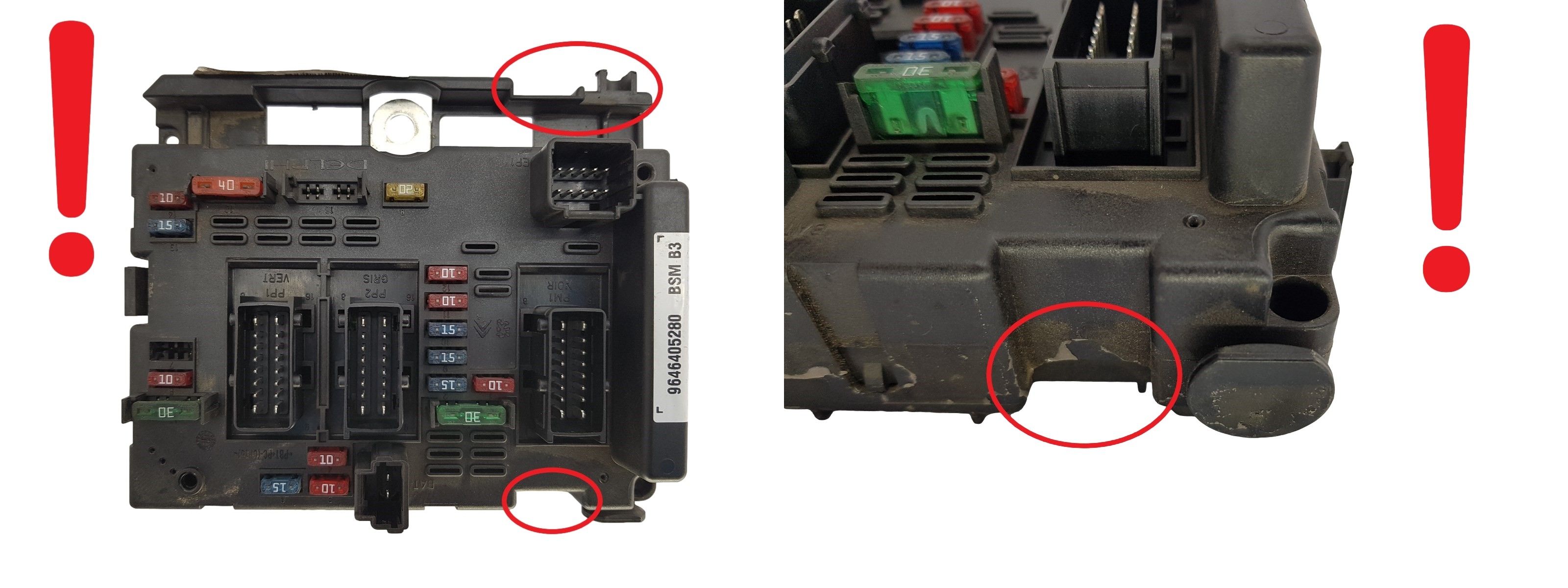 Juhtplokk BSM B3 9646405280 PSA Delphi 1376 main product photo