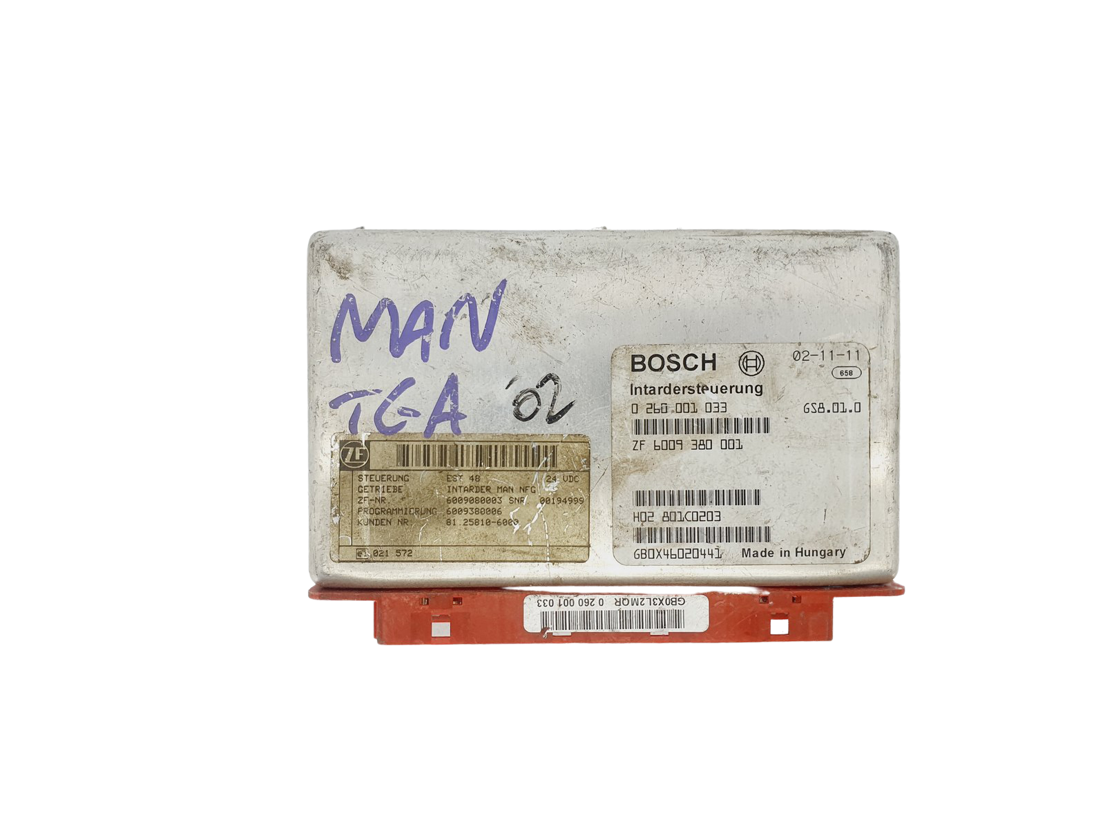 Juhtplokk 0260001033 ZF6009380001 MAN Bosch 41785 main product photo