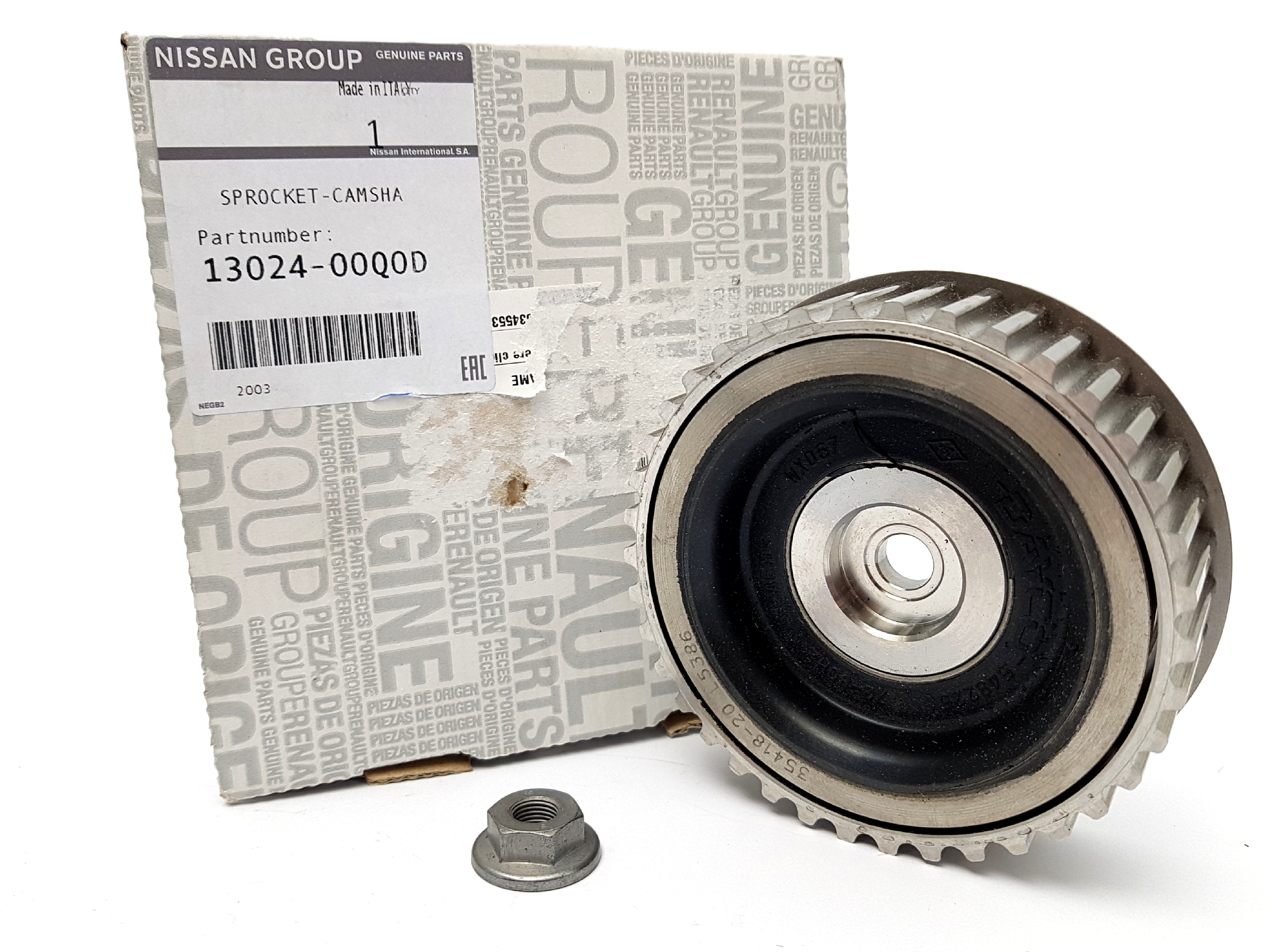 Nukkvõlli hammasratas Originaal Renault Megane II Scenic 1.8 2.0 16v 1302400Q0D main product photo