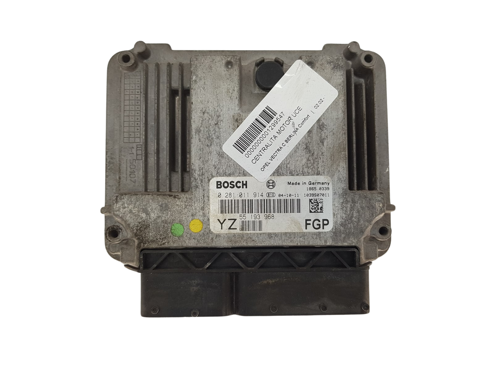 Juhtplokk 0281011914 55193968 Opel Bosch 3182 main product photo